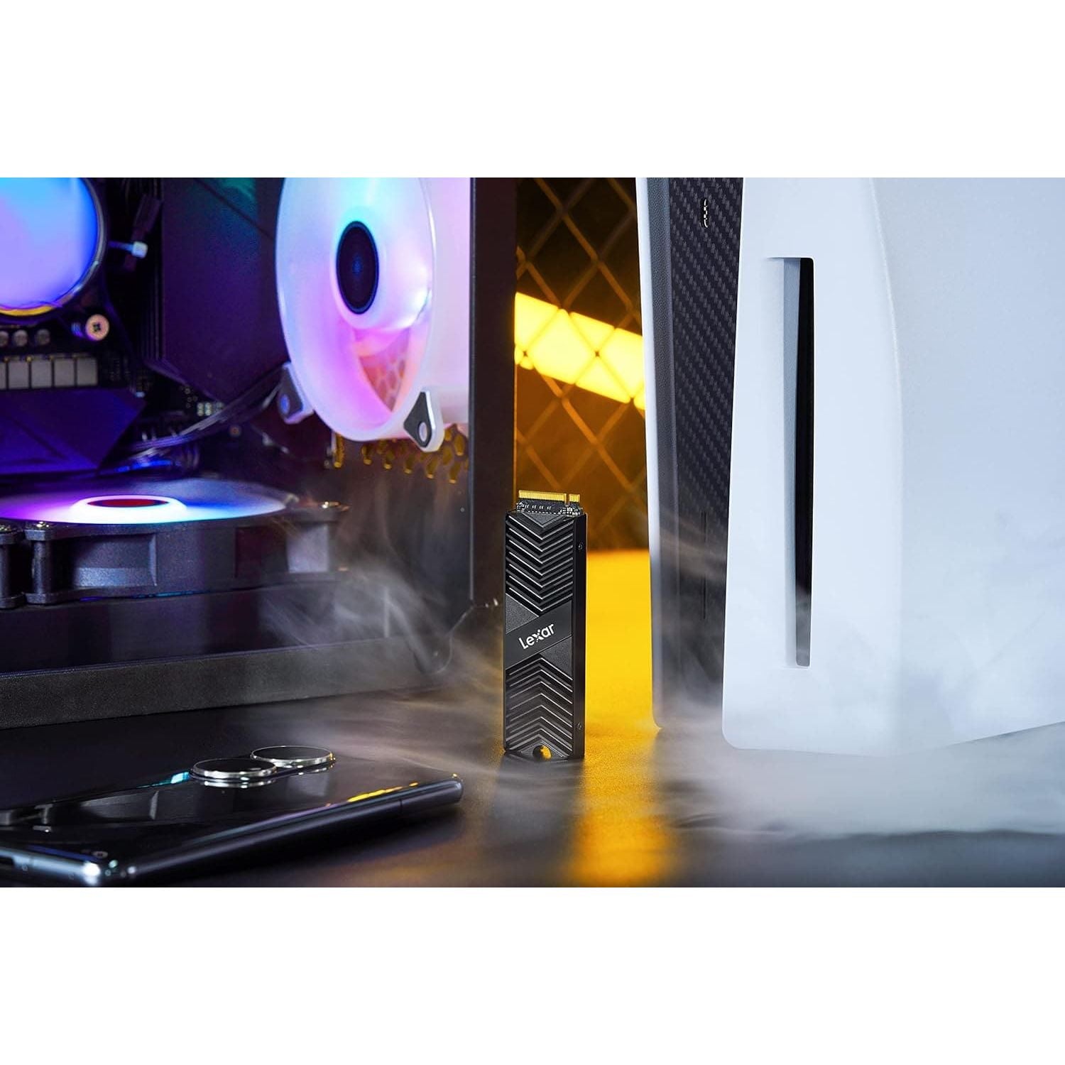 Buy Lexar,Lexar Professional NM800 PRO with Heatsink 512GB SSD, M.2 2280 PCIe Gen4x4 NVMe 1.4 Internal SSD, Up to 7450MB/s Read, 3500MB/s Write, Internal Solid State Drive for PS5, Gamer (LNM800P512G-RN8NG) - Gadcet UK | UK | London | Scotland | Wales| Near Me | Cheap | Pay In 3 | Computer Accessories