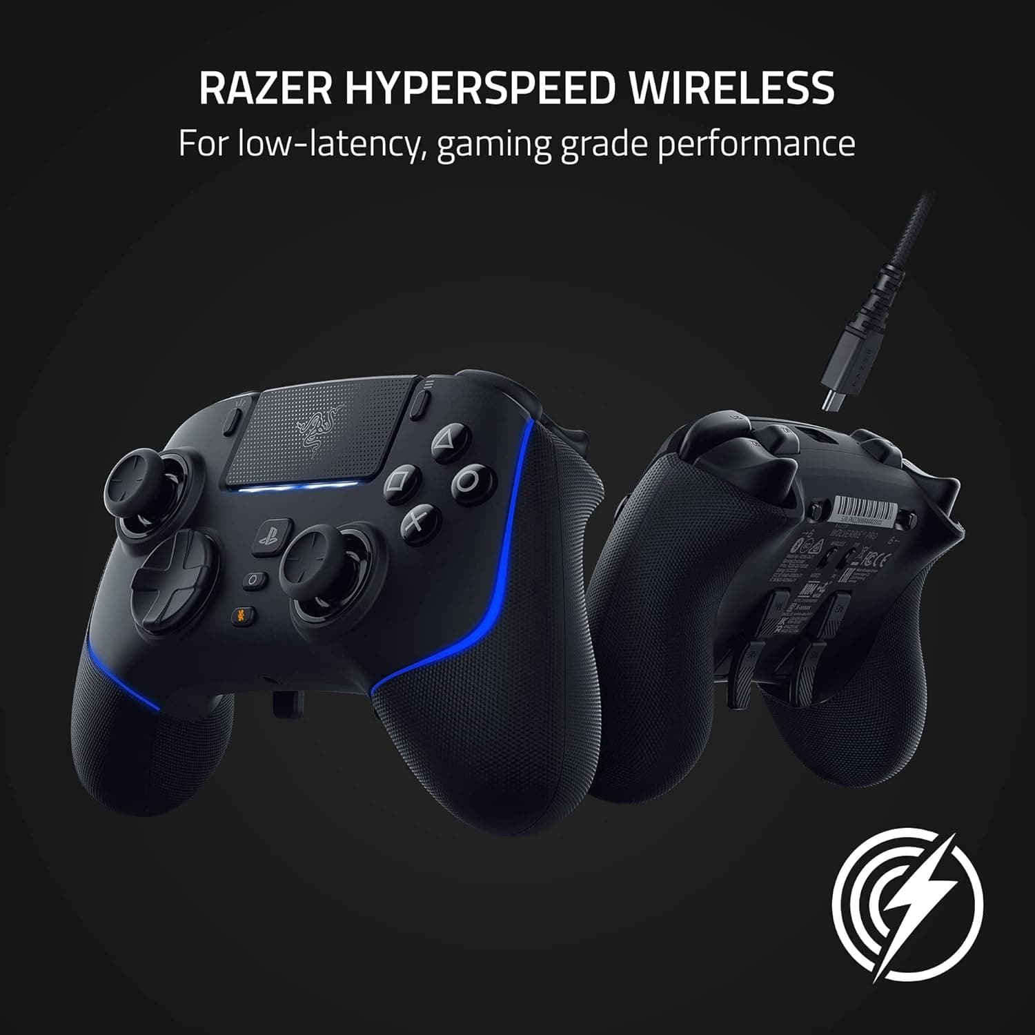 Buy Alann Trading Limited,Razer Wolverine V2 Pro - Wireless Pro Gaming Controller for PS5 Consoles and PC (HyperSpeed Wireless, Mecha-Tactile Action Buttons, 8-Way Microswitch D-Pad, HyperTrigger) Black - Gadcet UK | UK | London | Scotland | Wales| Near Me | Cheap | Pay In 3 | Game Controllers