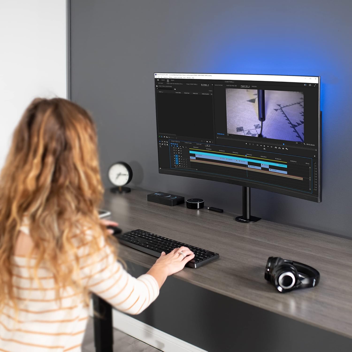 Buy Vivo,Vivo STAND-V001C Single Monitor Desk Mount – Adjustable Tilt Arm for 1 LCD Screen up to 32" - Gadcet UK | UK | London | Scotland | Wales| Near Me | Cheap | Pay In 3 | TV & Monitor Mounts