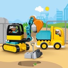 Buy LEGO,LEGO DUPLO Truck & Tracked Excavator – 10931, Construction Toy with 2 Vehicles, 2 Figures & Boulder - Gadcet UK | UK | London | Scotland | Wales| Near Me | Cheap | Pay In 3 | Construction Set Toys