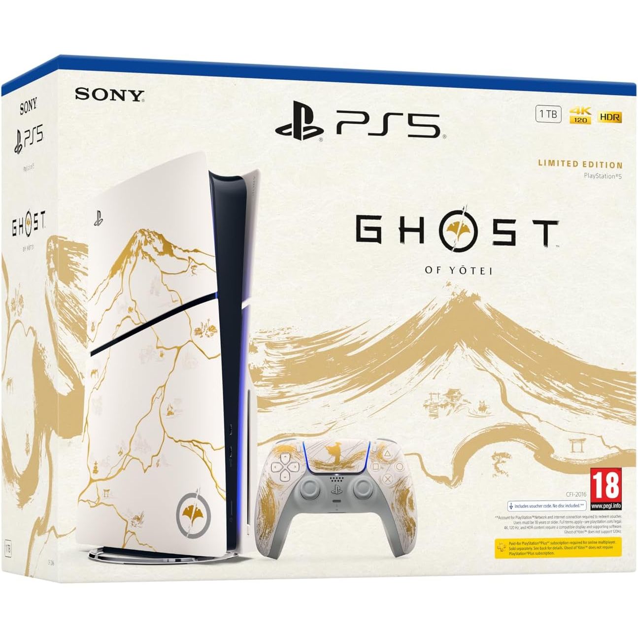Buy PlayStation,PlayStation 5 Ghost of Yōtei Gold Limited Edition Console – No Game Included - Gadcet UK | UK | London | Scotland | Wales| Near Me | Cheap | Pay In 3 | Video Game Consoles