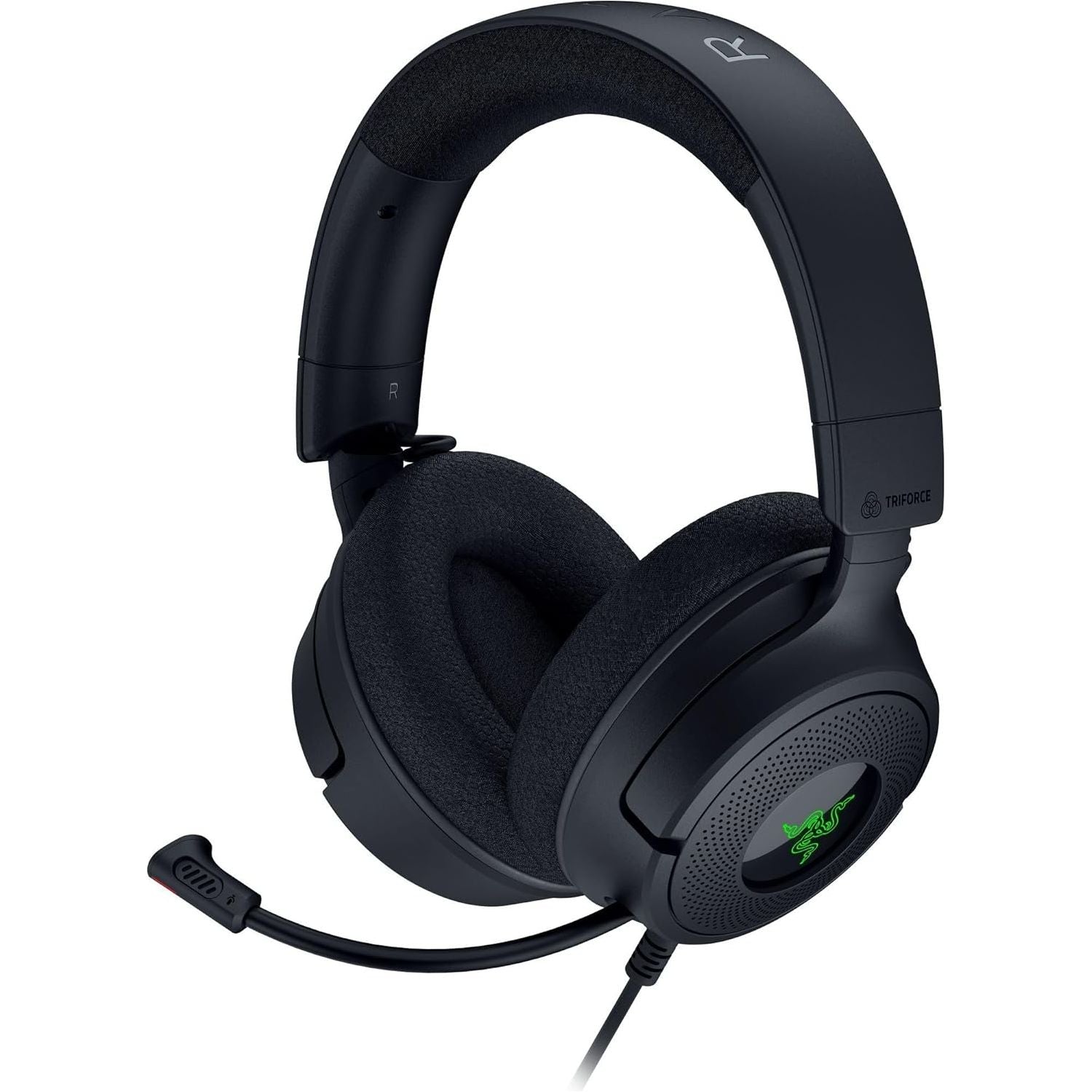 Buy Kraken,Razer Kraken V4 X Wired PC Gaming Headset - TriForce 40mm Drivers, Retractable Mic, 7.1 Surround Sound, Chroma RGB, USB-C for PC, Console & Phones - Black - Gadcet UK | UK | London | Scotland | Wales| Near Me | Cheap | Pay In 3 | Headphones & Headsets