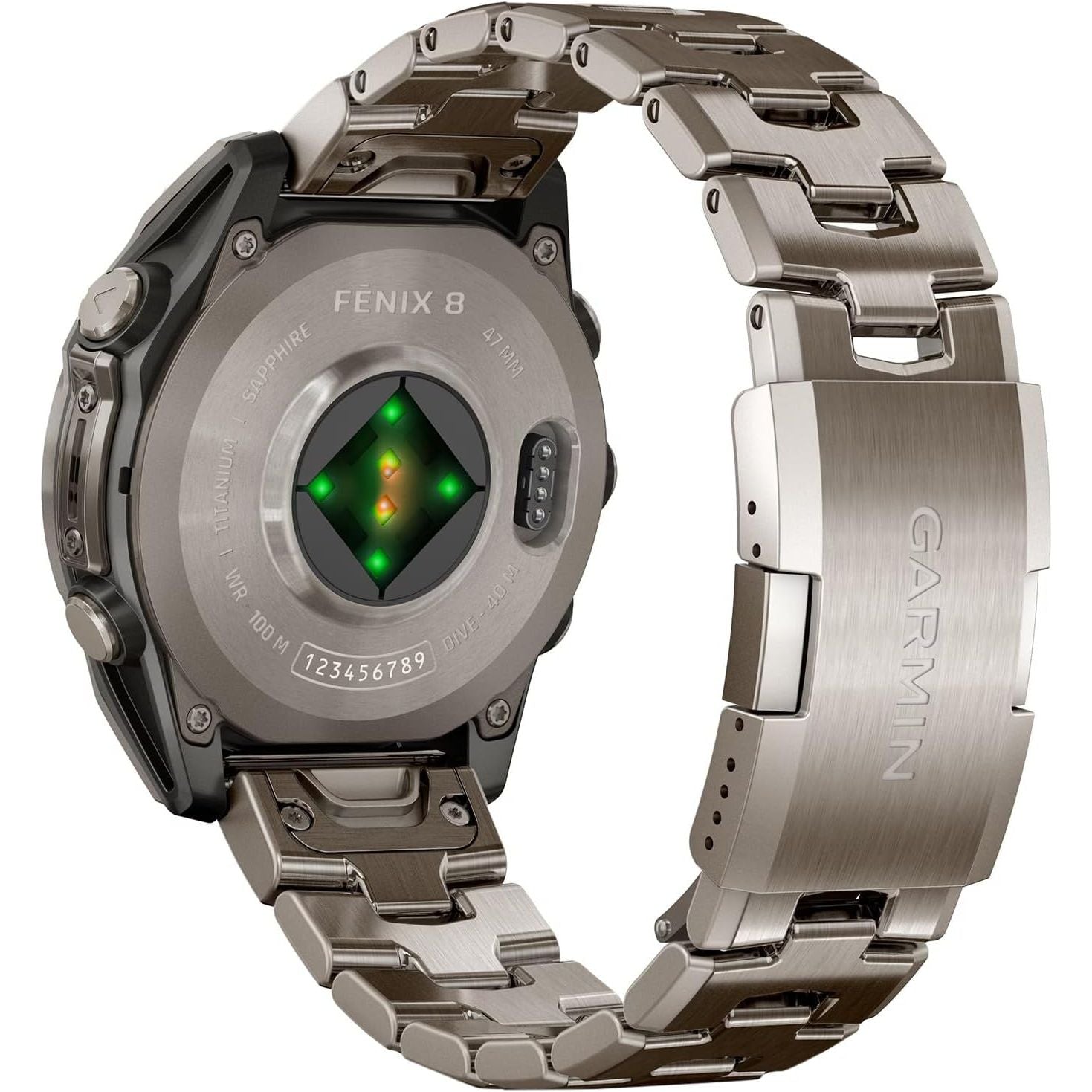 Buy Garmin,Garmin Fenix 8 47mm - AMOLED, Sapphire Titanium Case, Graphite with Titanium & Silicone Bands - Gadcet UK | UK | London | Scotland | Wales| Near Me | Cheap | Pay In 3 | Smart Watches