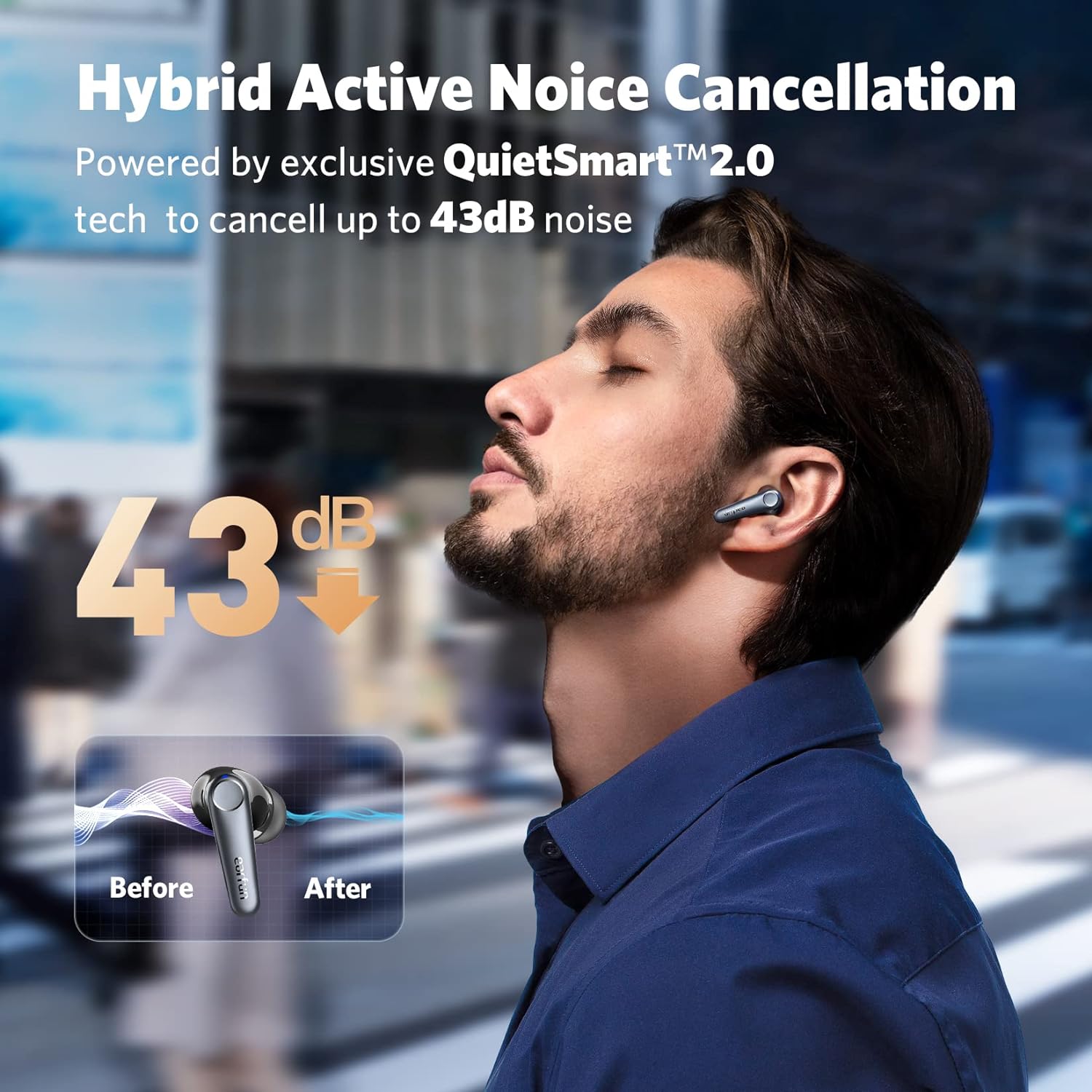 Buy EarFun,EarFun Air Pro 3 Wireless Earbuds, Hybrid Active Noise Cancelling, aptX Adaptive Sound, Bluetooth 5.3, 45-Hour Playtime - Gadcet UK | UK | London | Scotland | Wales| Near Me | Cheap | Pay In 3 | In-Ear Headphones