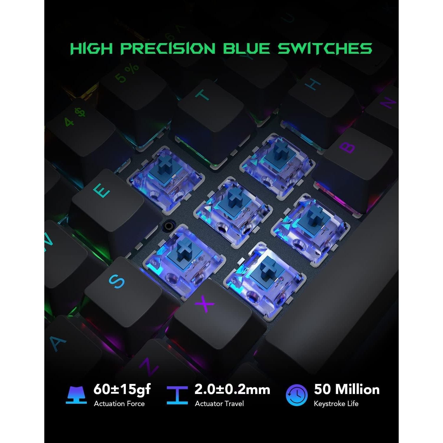 Buy Black Shark,Black Shark Sixgill K2 RGB Mechanical Gaming Keyboard, 105 Keys UK Layout, Blue Switches, Full Anti-Ghosting, Aluminum Base, for PC Gamers - Gadcet UK | UK | London | Scotland | Wales| Near Me | Cheap | Pay In 3 | Keyboards