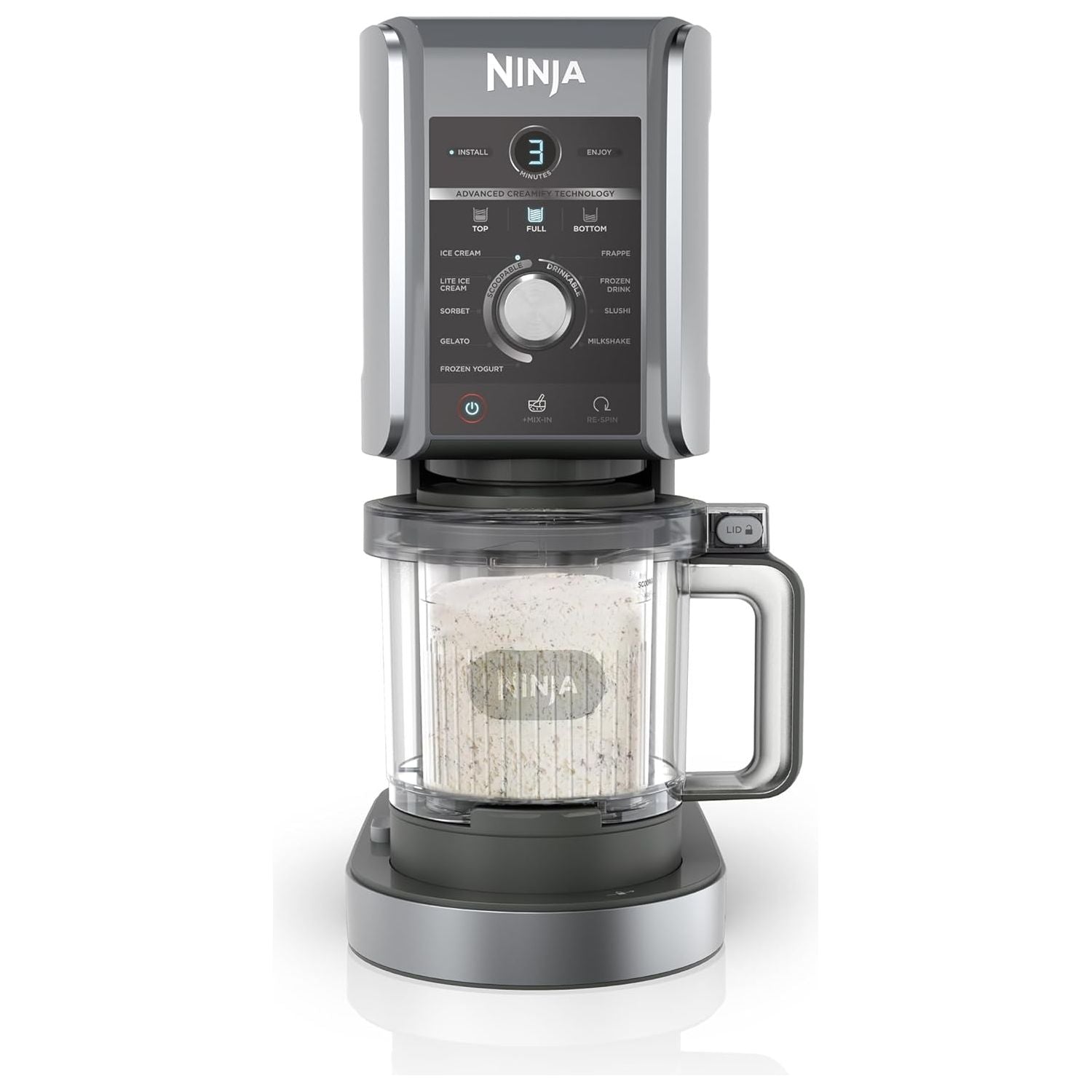 Buy Ninja,Ninja CREAMi Deluxe NC501UK 10-in-1 Ice Cream & Frozen Dessert Maker – Silver - Gadcet UK | UK | London | Scotland | Wales| Near Me | Cheap | Pay In 3 | Ice Cream Makers