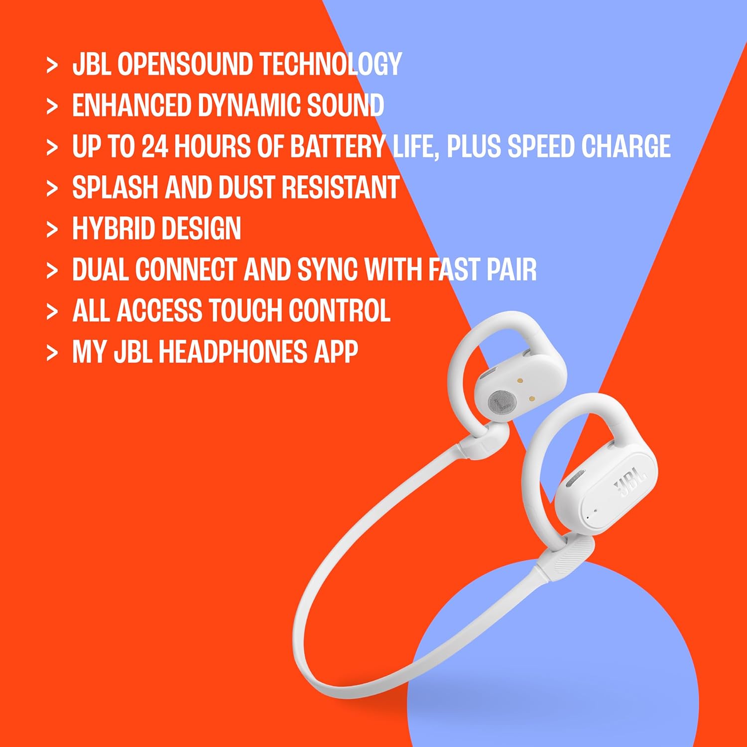 Buy JBL,JBL Soundgear Sense Wireless Bluetooth Open-Ear Headphones – Waterproof, Comfortable Fit, White - Gadcet UK | UK | London | Scotland | Wales| Near Me | Cheap | Pay In 3 | Headphones & Earphones