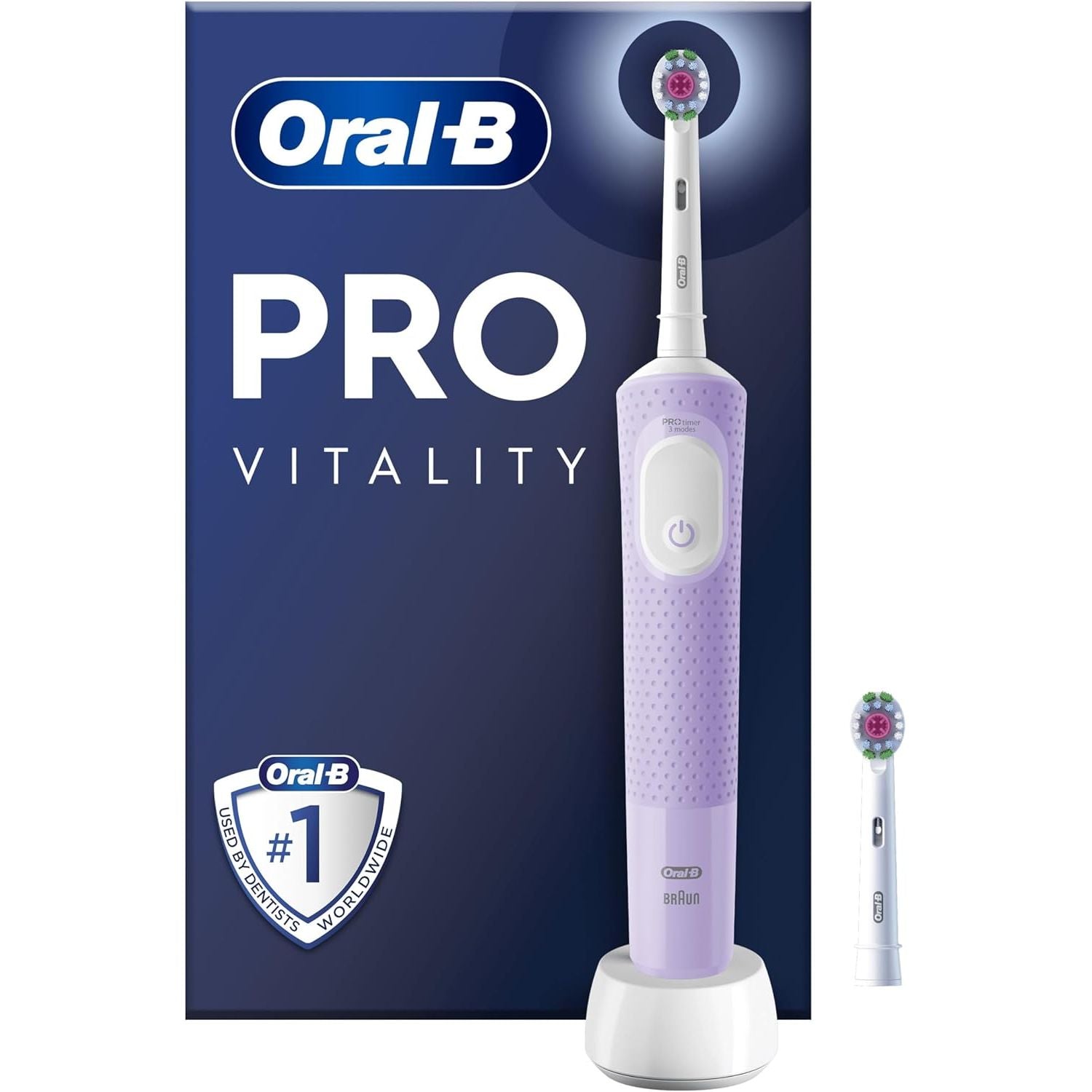Buy Cashify Tech Ltd,Oral-B Vitality Pro Electric Toothbrush - Purple - Gadcet UK | UK | London | Scotland | Wales| Near Me | Cheap | Pay In 3 | Electric Toothbrushes