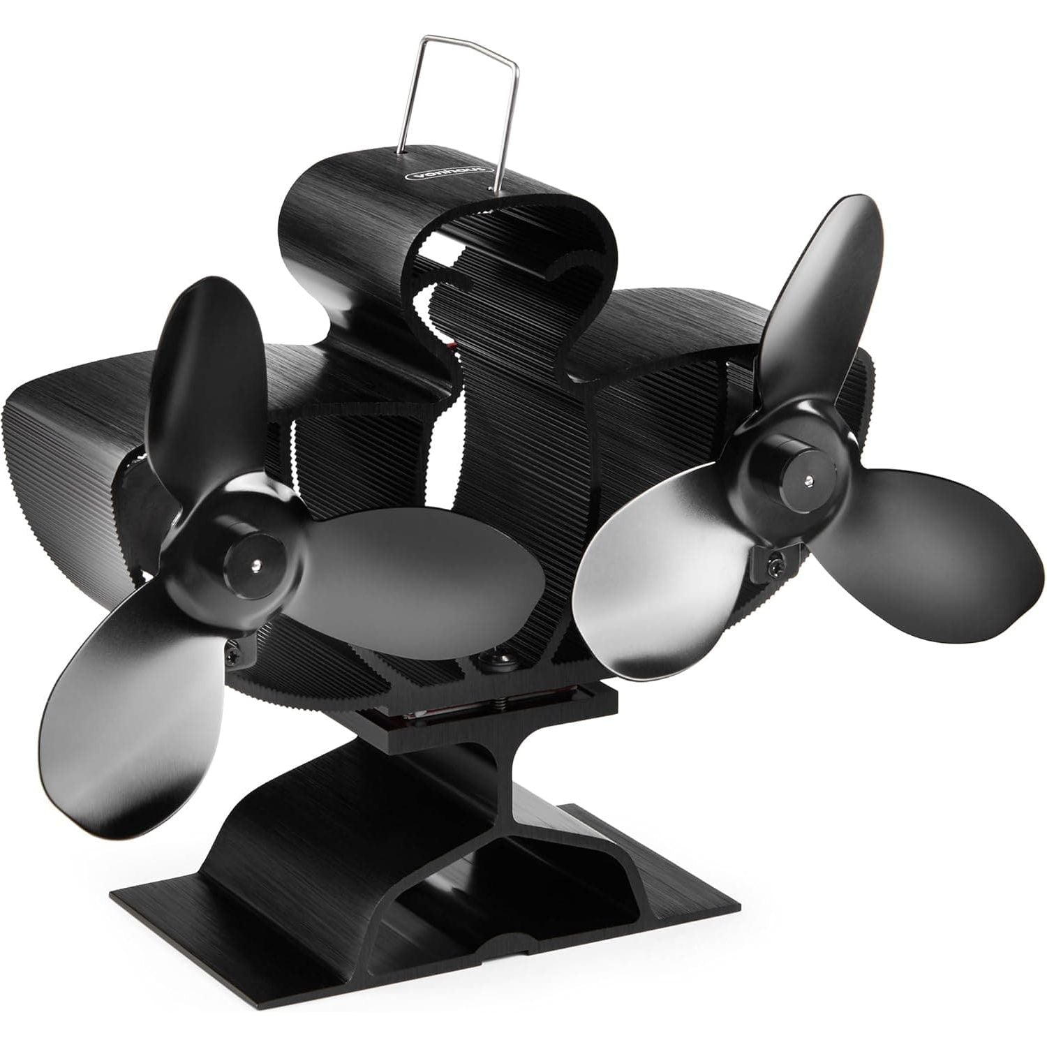 Buy VonHaus,VonHaus Stove Fan – Double Log Burner Fan with 6 Blades, Heat Powered Fan for Wood/Log Burners, Fireplaces, Stove Heaters – Silent Operation, Eco Friendly Circulation, Self Powered - Gadcet UK | UK | London | Scotland | Wales| Near Me | Cheap | Pay In 3 | Home & Garden