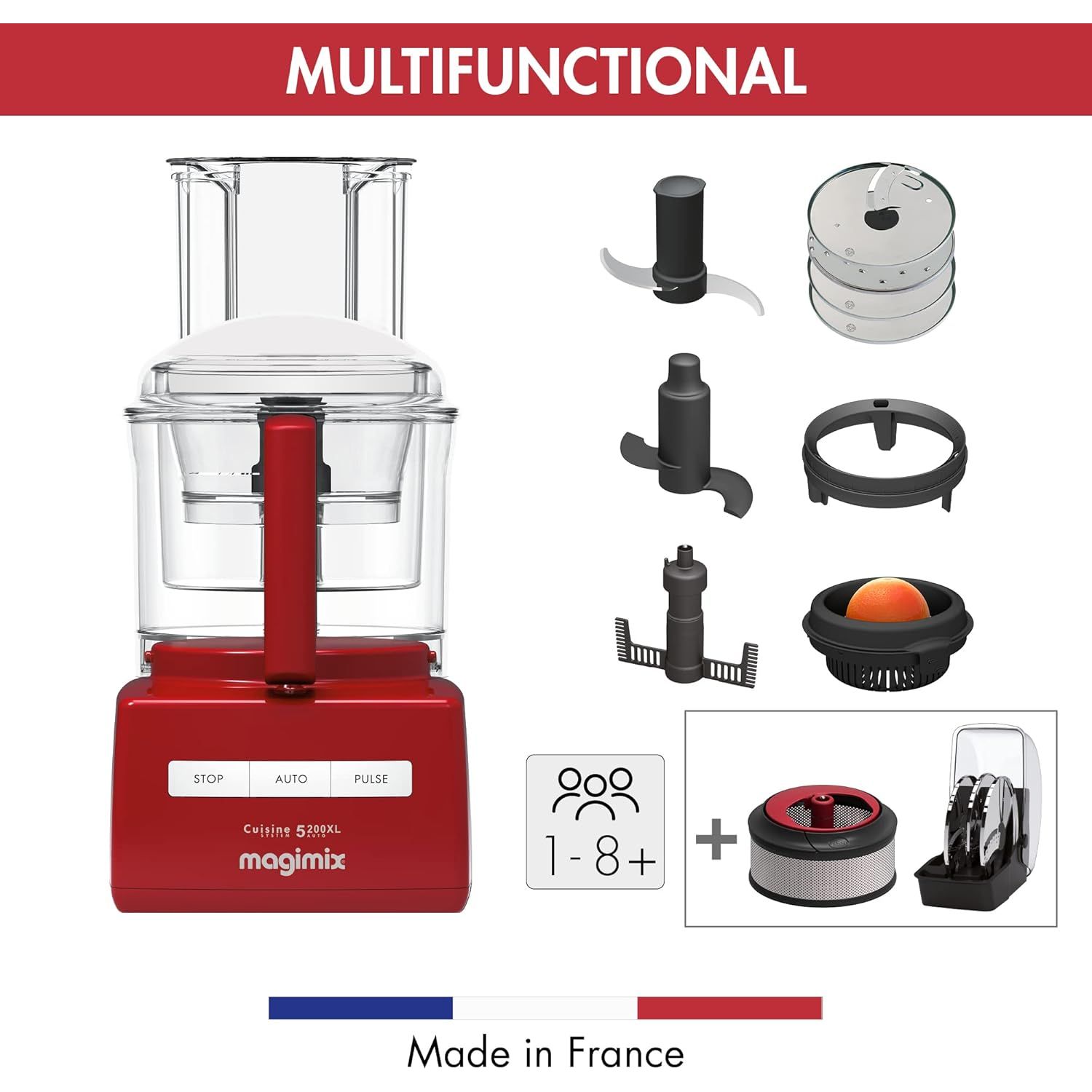 Buy Magimix,Magimix 5200XL Premium Food Processor – Red - Gadcet UK | UK | London | Scotland | Wales| Near Me | Cheap | Pay In 3 | Food Blenders