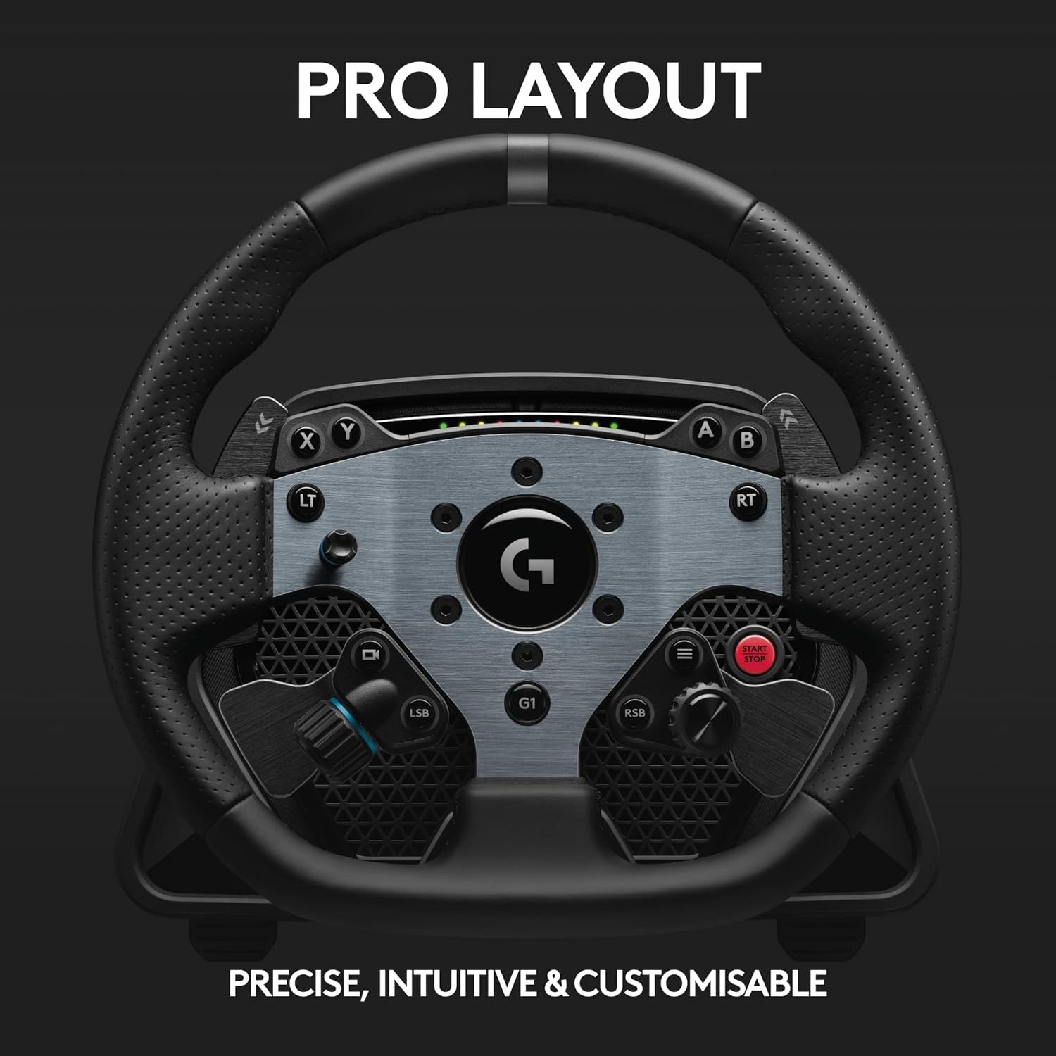 Buy Logitech,Logitech G Pro Racing Wheel - Direct Drive 11 Nm Force, Magnetic Gear Shift Paddles, 100 Kg Load Cell Brake, Pro Racing Pedals - PC, Black - Gadcet UK | UK | London | Scotland | Wales| Near Me | Cheap | Pay In 3 | Game Racing Wheels