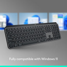 Logitech MX Keys S Wireless Keyboard, Low Profile, Fluid Quiet Typing, Programmable , Backlighting, Bluetooth, USB C Rechargeable, for Windows PC, Linux, Chrome, Mac, QWERTY UK English - Graphite