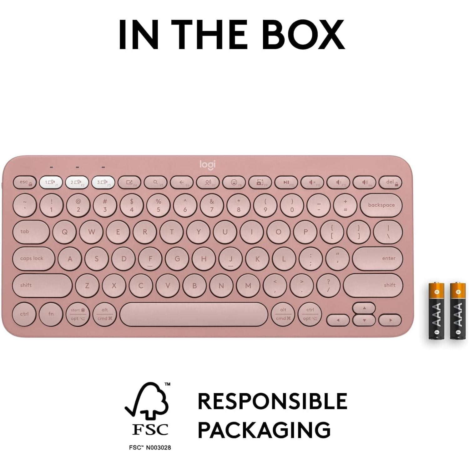 Buy Logitech,Logitech Pebble Keys 2 K380s, Multi-Device Bluetooth Wireless Keyboard with Customisable Shortcuts,Slim and Portable, Easy-Switch for Windows/macOS/iPadOS/Android/Chrome OS, QWERTY UK Layout, Rose - Gadcet UK | UK | London | Scotland | Wales| Ireland | Near Me | Cheap | Pay In 3 | Keyboards