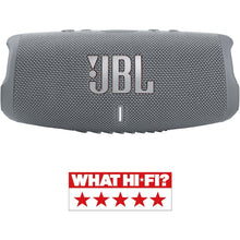 JBL Charge 5 Portable Bluetooth Speaker – Deep Bass, 20H Playtime, IP67 Waterproof, Powerbank, Grey