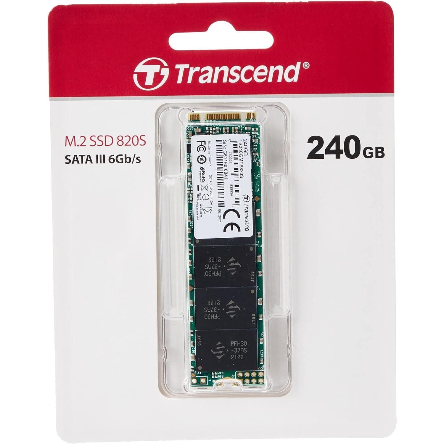 Buy Transcend,Transcend MTS820S 240 GB M.2 2280 SATA III 6 Gb/s Internal Solid State Drive (SSD) 3D TLC NAND (TS240GMTS820S) - Gadcet UK | UK | London | Scotland | Wales| Near Me | Cheap | Pay In 3 | Hard Drive