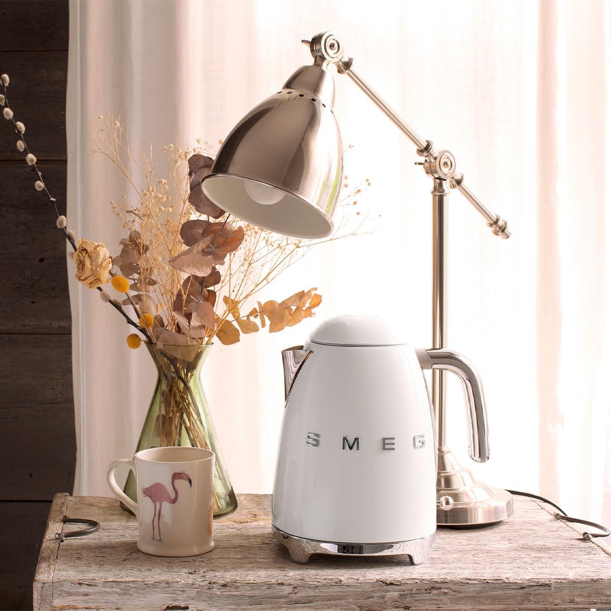 Buy Smeg,Smeg KLF03WHUK Retro Style Kettle - White - Gadcet UK | UK | London | Scotland | Wales| Near Me | Cheap | Pay In 3 | Electric Kettles