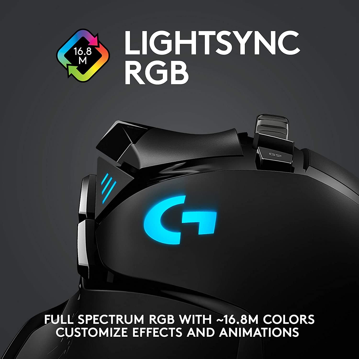 Buy Logitech,Logitech G502 LIGHTSPEED Wireless Gaming Mouse, HERO 25K Sensor, 25,600 DPI, RGB, Adjustable Weights, 11 Programmable Buttons, Long Battery Life, On-Board Memory, PC / Mac - Gadcet.com | UK | London | Scotland | Wales| Ireland | Near Me | Cheap | Pay In 3 | Gaming mouse