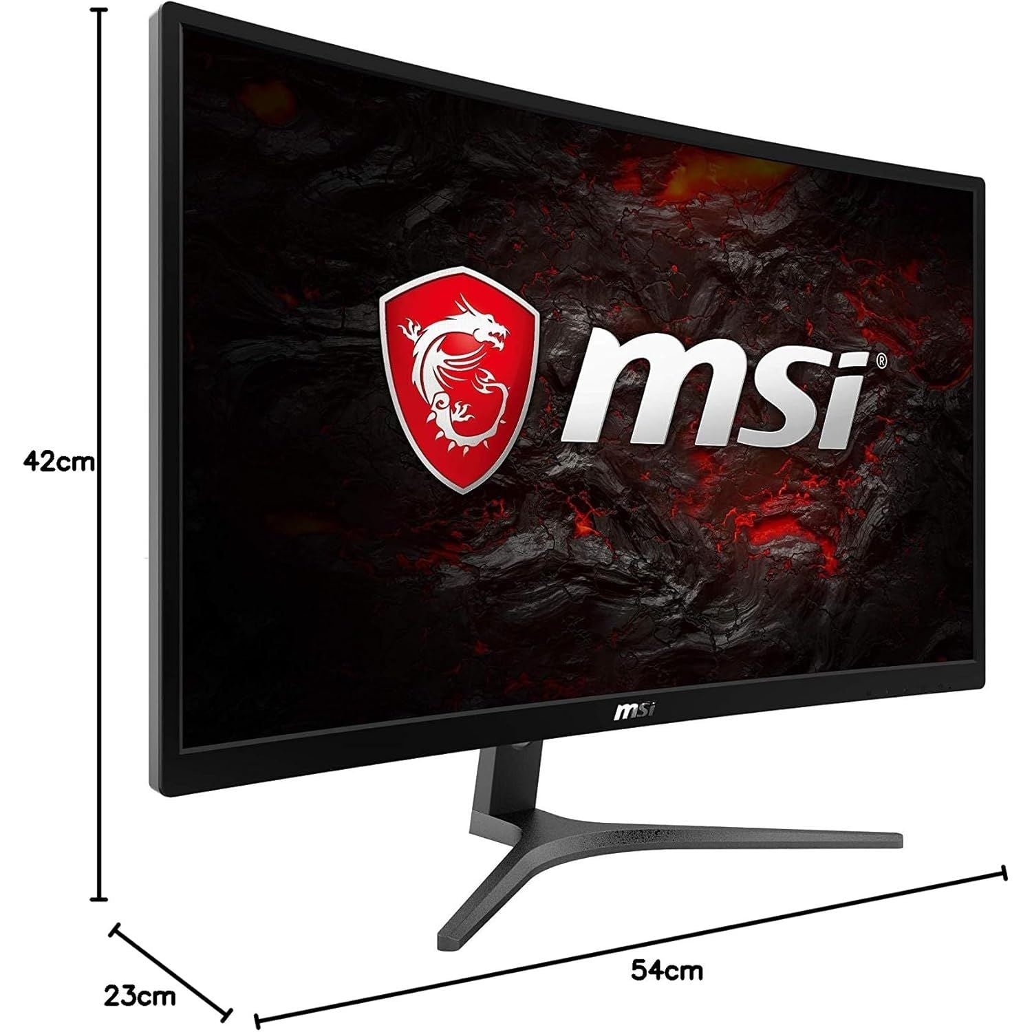 Buy MSI,MSI Optix G241VC 23.6" Curved Gaming Monitor, Full HD, 75Hz, 1ms, VA, 1800R, VGA, HDMI, AMD Free Sync - Gadcet UK | UK | London | Scotland | Wales| Near Me | Cheap | Pay In 3 | Computer Monitor Accessories