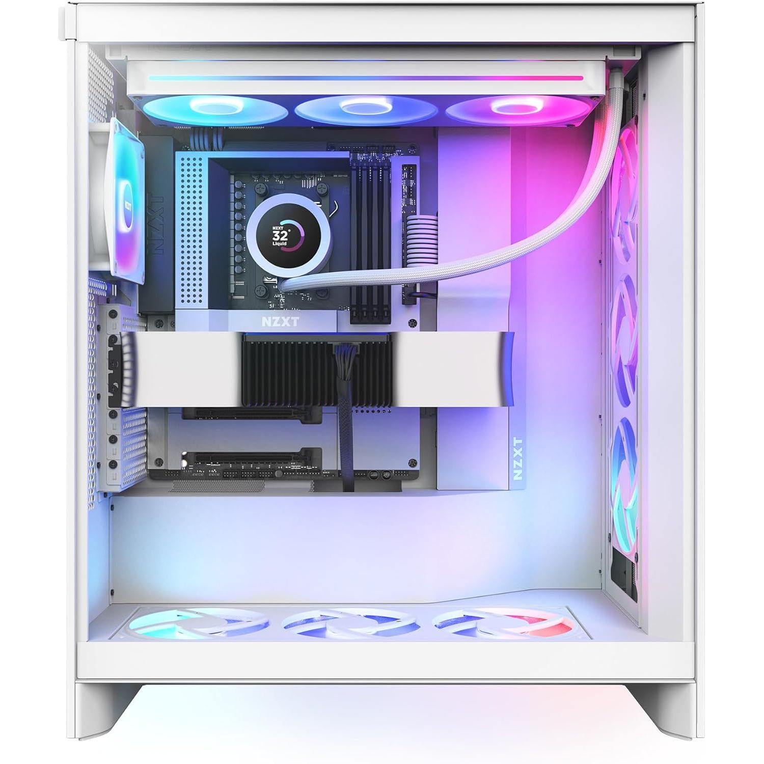 Buy NZXT,ZXT Kraken Plus 360 RGB AIO Liquid CPU Cooler – 360mm Radiator, LCD Display, F360 RGB Fans, AMD/Intel Compatible – White - Gadcet UK | UK | London | Scotland | Wales| Near Me | Cheap | Pay In 3 | Computer System Cooling Parts