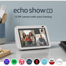 Buy Amazon,Amazon Echo Show 8 (2rd Gen) Smart Speaker - Glacier White - Gadcet UK | UK | London | Scotland | Wales| Near Me | Cheap | Pay In 3 | Smart speakers
