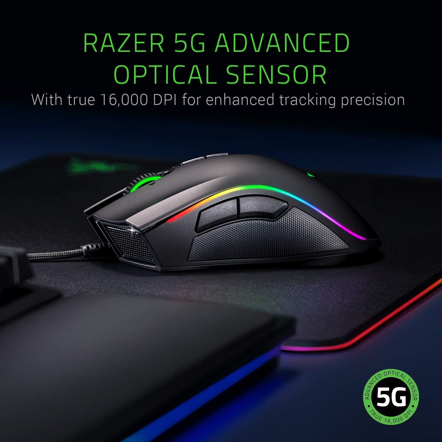 Buy Razer,Razer Mamba Elite Chroma Optical Gaming Mouse - Gadcet UK | UK | London | Scotland | Wales| Near Me | Cheap | Pay In 3 | Mice & Trackballs