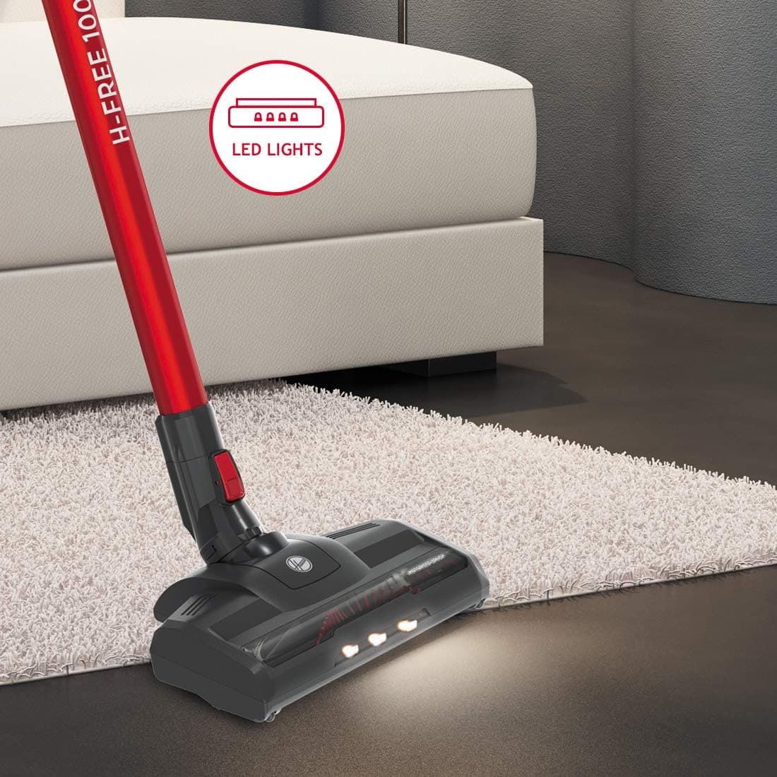 Buy Hoover,Hoover HF122RPT Cordless Pet Vacuum Cleaner (Single Battery) - H-Free 100, Red/Grey - Gadcet UK | UK | London | Scotland | Wales| Ireland | Near Me | Cheap | Pay In 3 | Vacuums