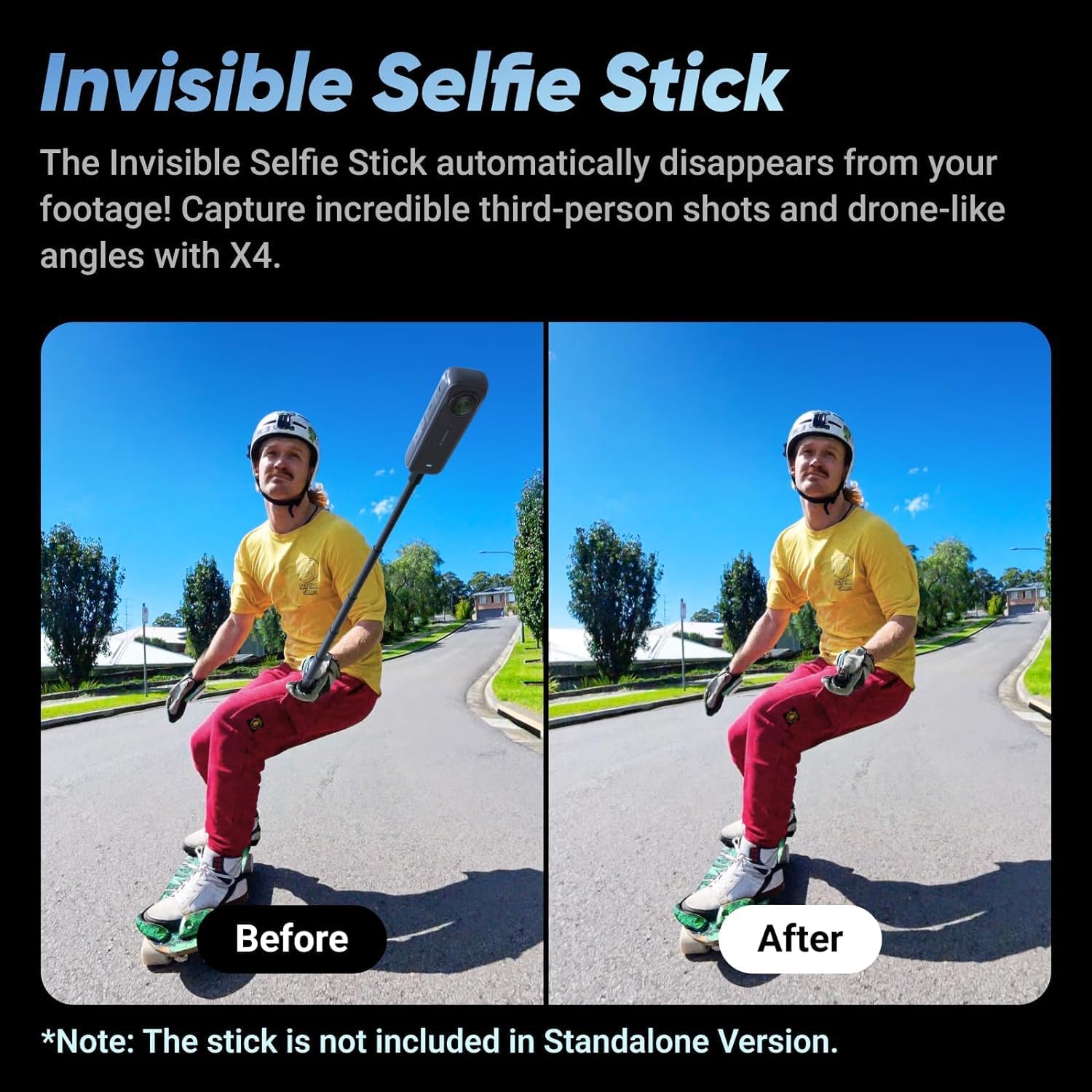 Buy Insta360,Insta360 X4 8K Waterproof 360 Action Camera - 4K Wide-Angle Video, Removable Lens Guards, 135 Min Battery Life, AI Editing, Stabilization, for Sports & Outdoor - Gadcet UK | UK | London | Scotland | Wales| Near Me | Cheap | Pay In 3 | Action Video Cameras