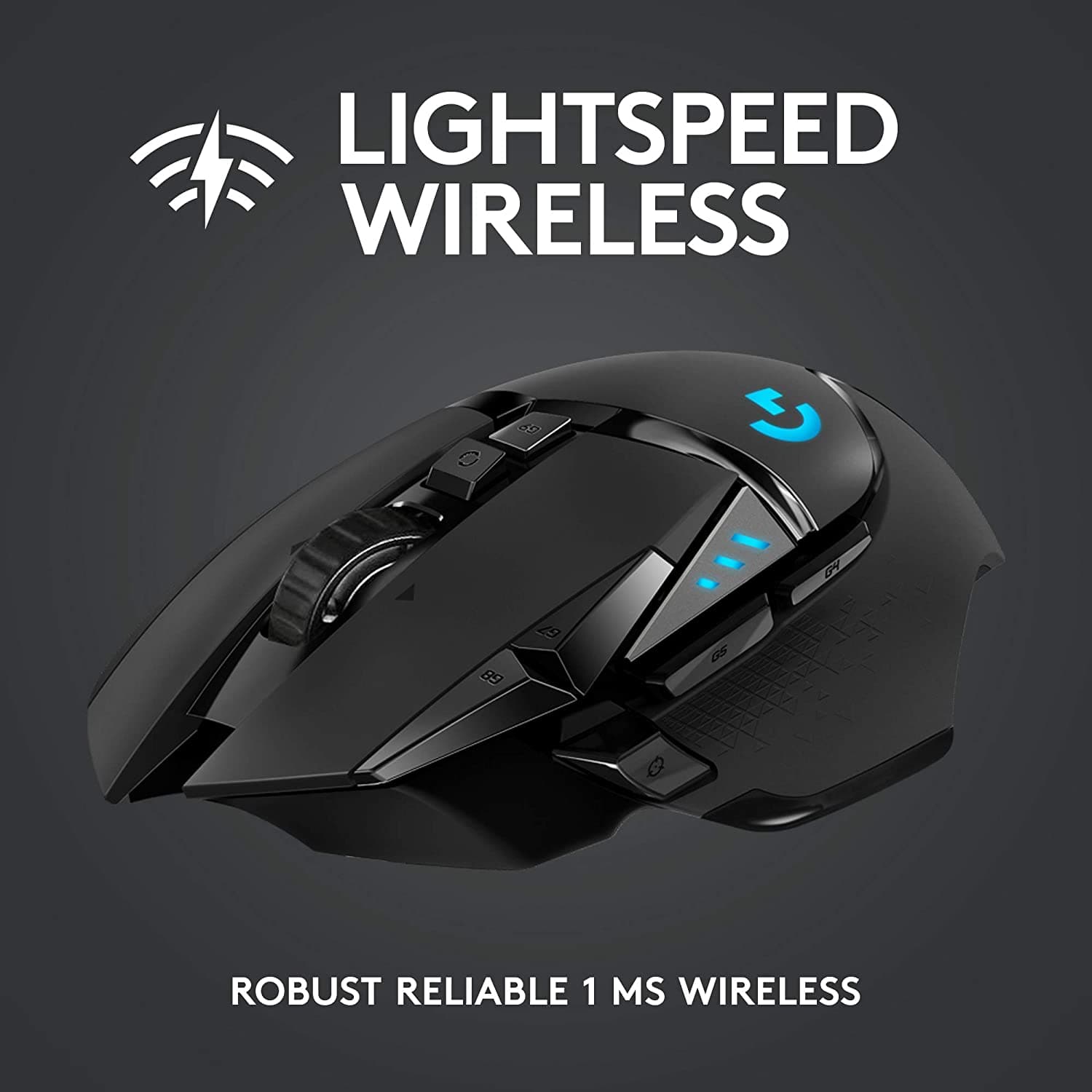 Buy Logitech,Logitech G502 LIGHTSPEED Wireless Gaming Mouse, HERO 25K Sensor, 25,600 DPI, RGB, Adjustable Weights, 11 Programmable Buttons, Long Battery Life, On-Board Memory, PC / Mac - Gadcet.com | UK | London | Scotland | Wales| Ireland | Near Me | Cheap | Pay In 3 | Gaming mouse