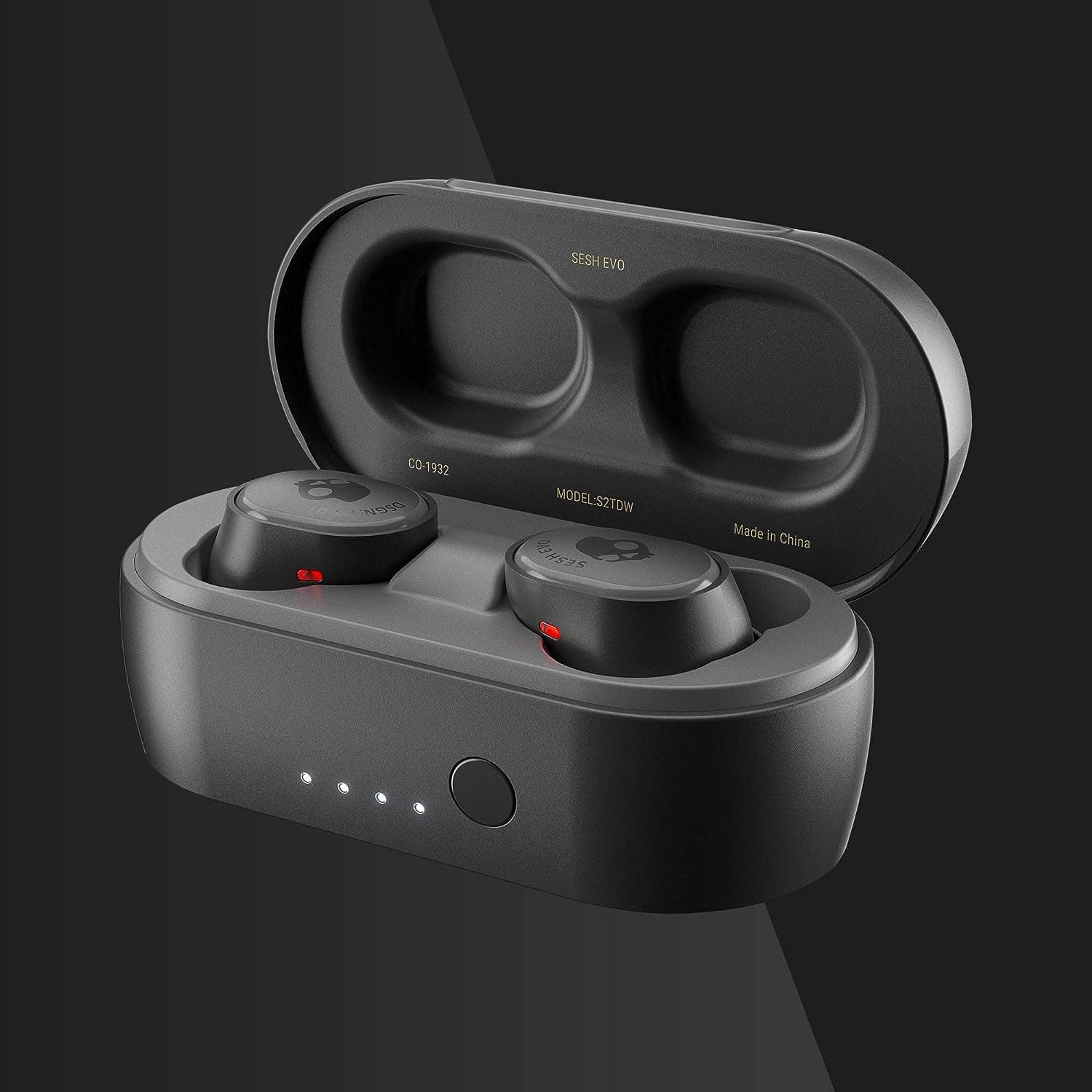Skullcandy Sesh Evo True Wireless Earbuds – Bluetooth, Mic, IP55 Water Resistant, Charging Case, iPhone & Android Compatible - Black - 2