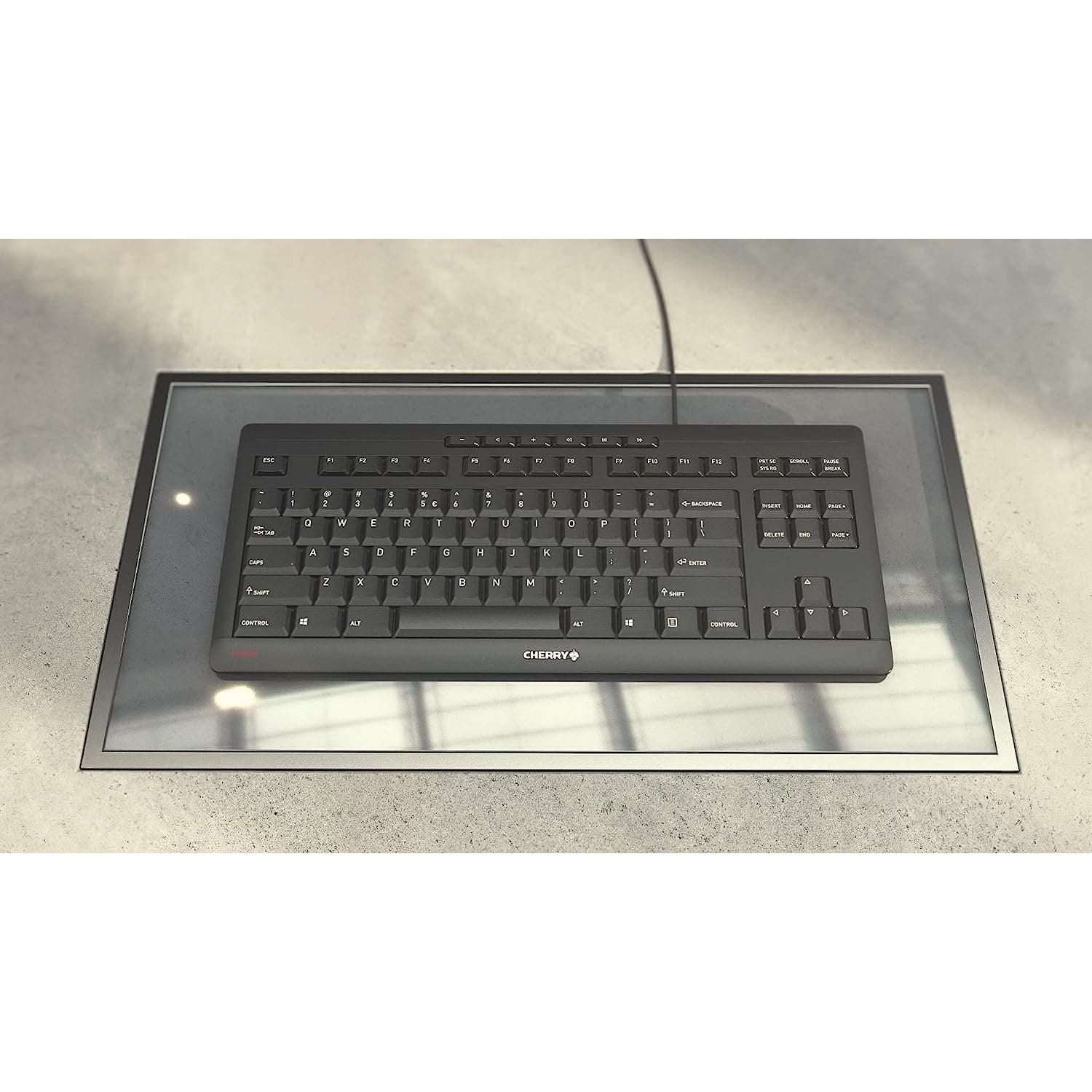Buy Cherry,Cherry Stream TKL USB Wired Keyboard UK Black JK-8600GB-2 - Gadcet.com | UK | London | Scotland | Wales| Ireland | Near Me | Cheap | Pay In 3 | Computer Accessories