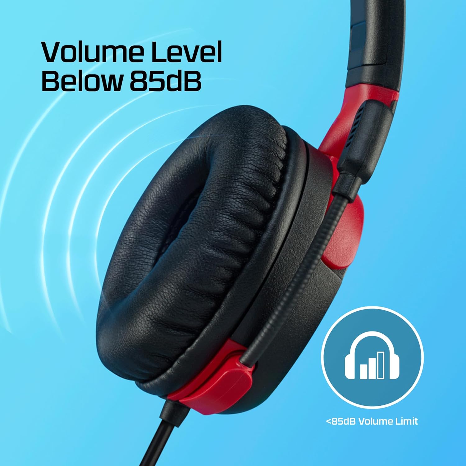 Buy HYPERX,HYPERX Cloud Mini Kids Gaming Headset - Multicolour - Gadcet UK | UK | London | Scotland | Wales| Near Me | Cheap | Pay In 3 | Headphones & Headsets