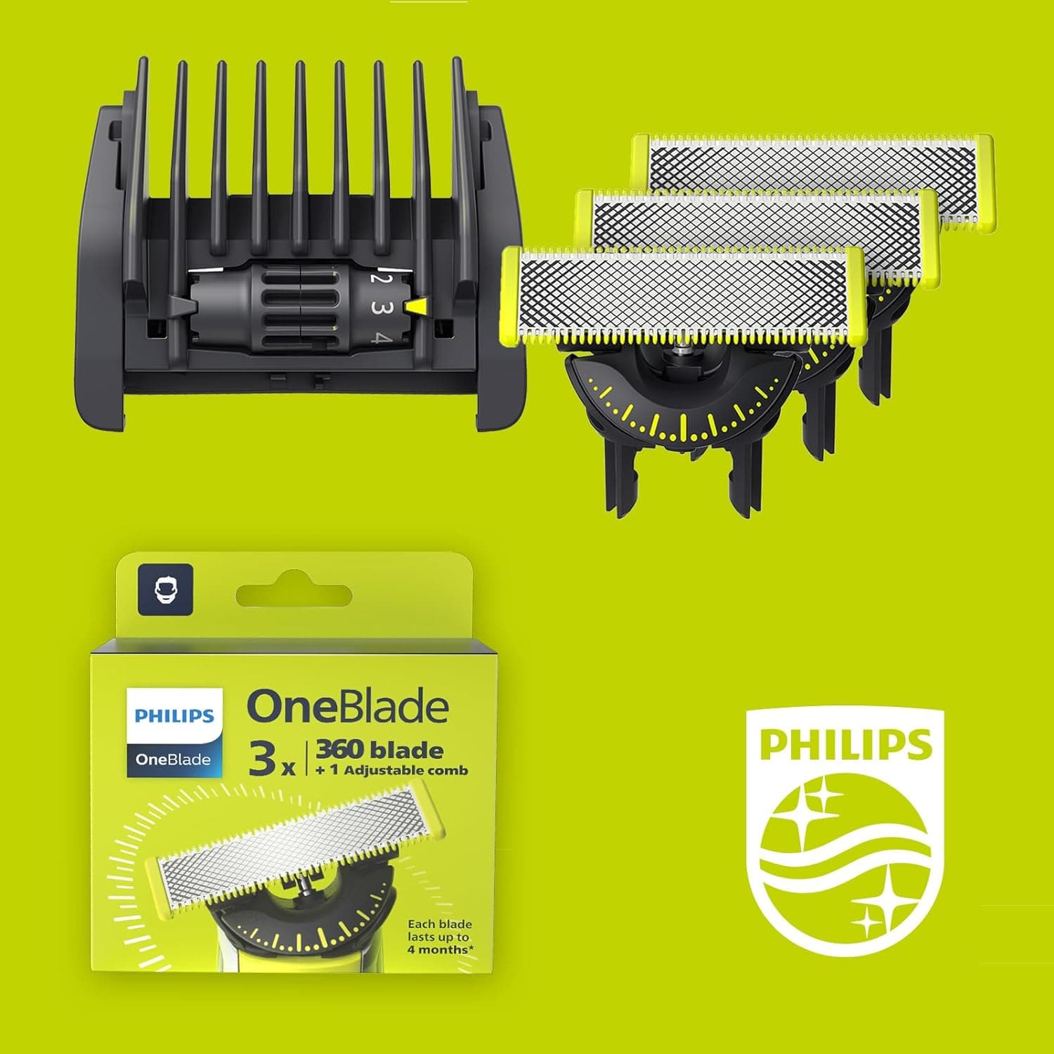 Buy Philips,Philips OneBlade Replacement Blade - Gadcet UK | UK | London | Scotland | Wales| Near Me | Cheap | Pay In 3 | Shaving & Grooming