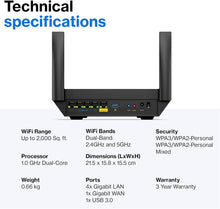 Buy Linksys,Linksys Hydra 6 AX3000 Dual-Band Wi-Fi 6 Mesh Router - Gadcet UK | UK | London | Scotland | Wales| Ireland | Near Me | Cheap | Pay In 3 | Bridges & Routers