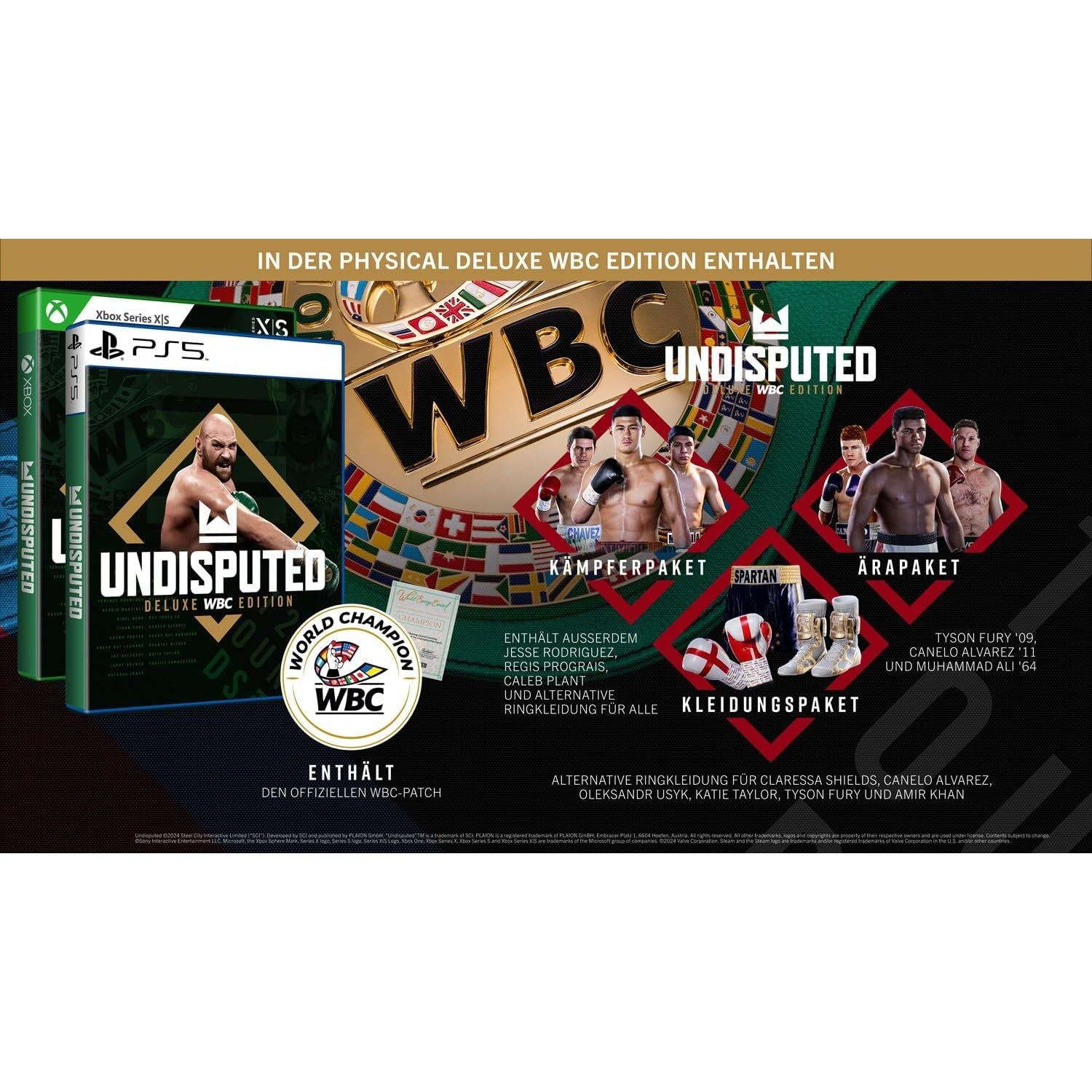 Buy PlayStation,Deep Silver Undisputed Deluxe WBC Edition - PS5 Game - Gadcet UK | UK | London | Scotland | Wales| Near Me | Cheap | Pay In 3 | Video Game Software