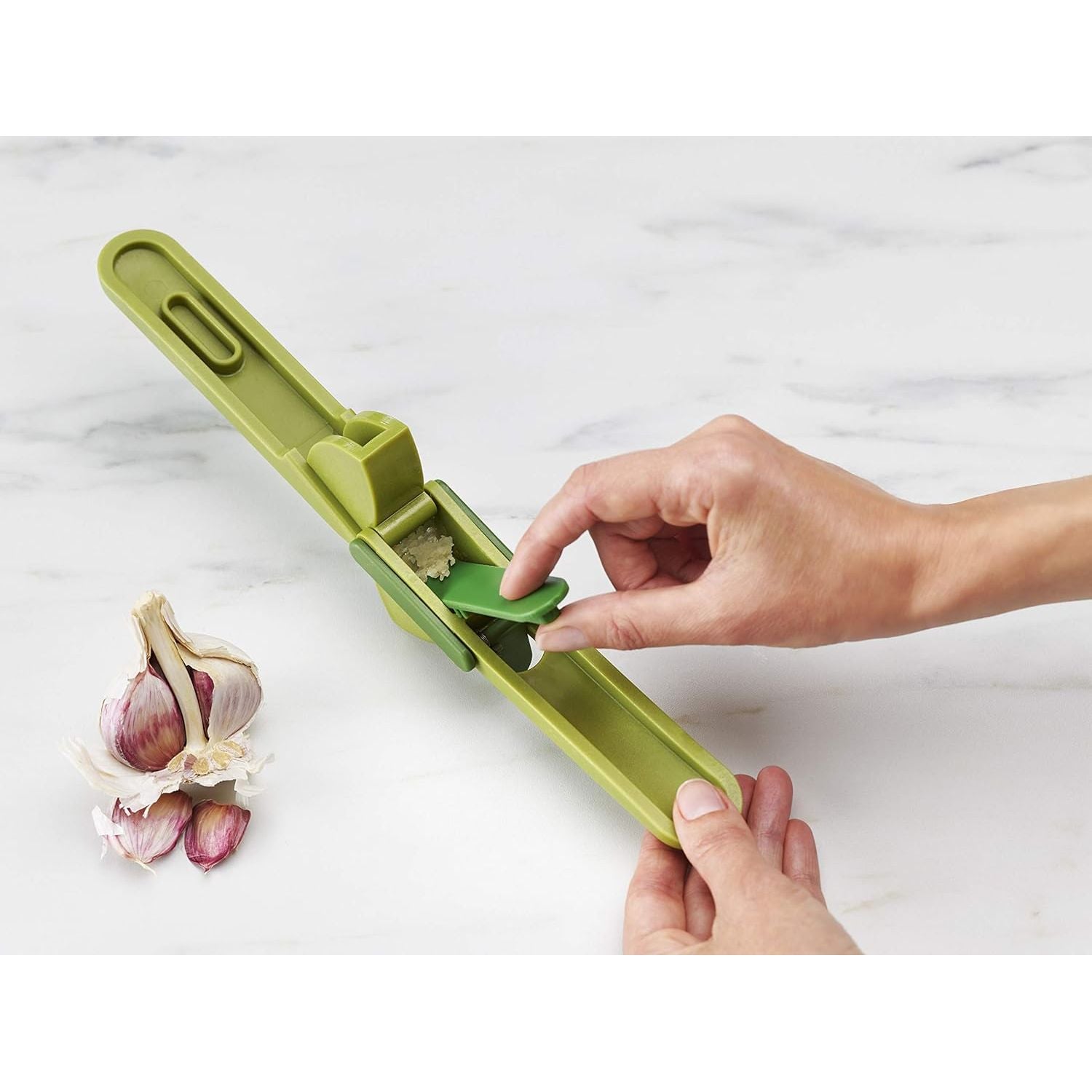 Buy Joseph Joseph,Joseph Joseph CleanForce Garlic Press – Green (16 cm) - Gadcet UK | UK | London | Scotland | Wales| Near Me | Cheap | Pay In 3 | Kitchen Tools & Utensils