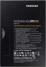 Buy Samsung,Samsung 870 Evo 2TB SATA SSD - Gadcet.com | UK | London | Scotland | Wales| Ireland | Near Me | Cheap | Pay In 3 | External hard drives