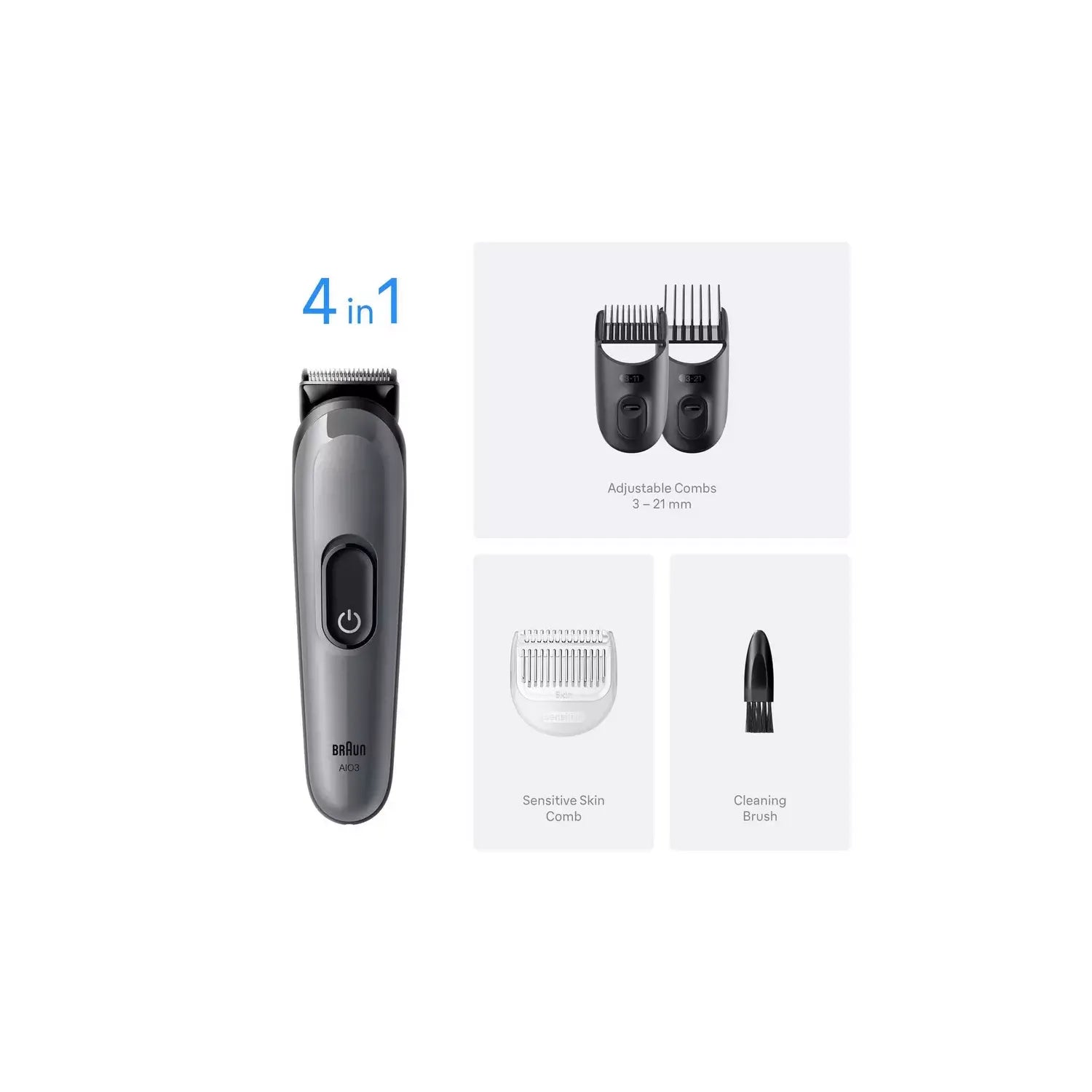 Buy Braun,Braun AIO3500 4in1 Beard & Hair Clipper Multi-Grooming Kit - Gadcet UK | UK | London | Scotland | Wales| Near Me | Cheap | Pay In 3 | Hair Clippers & Trimmers