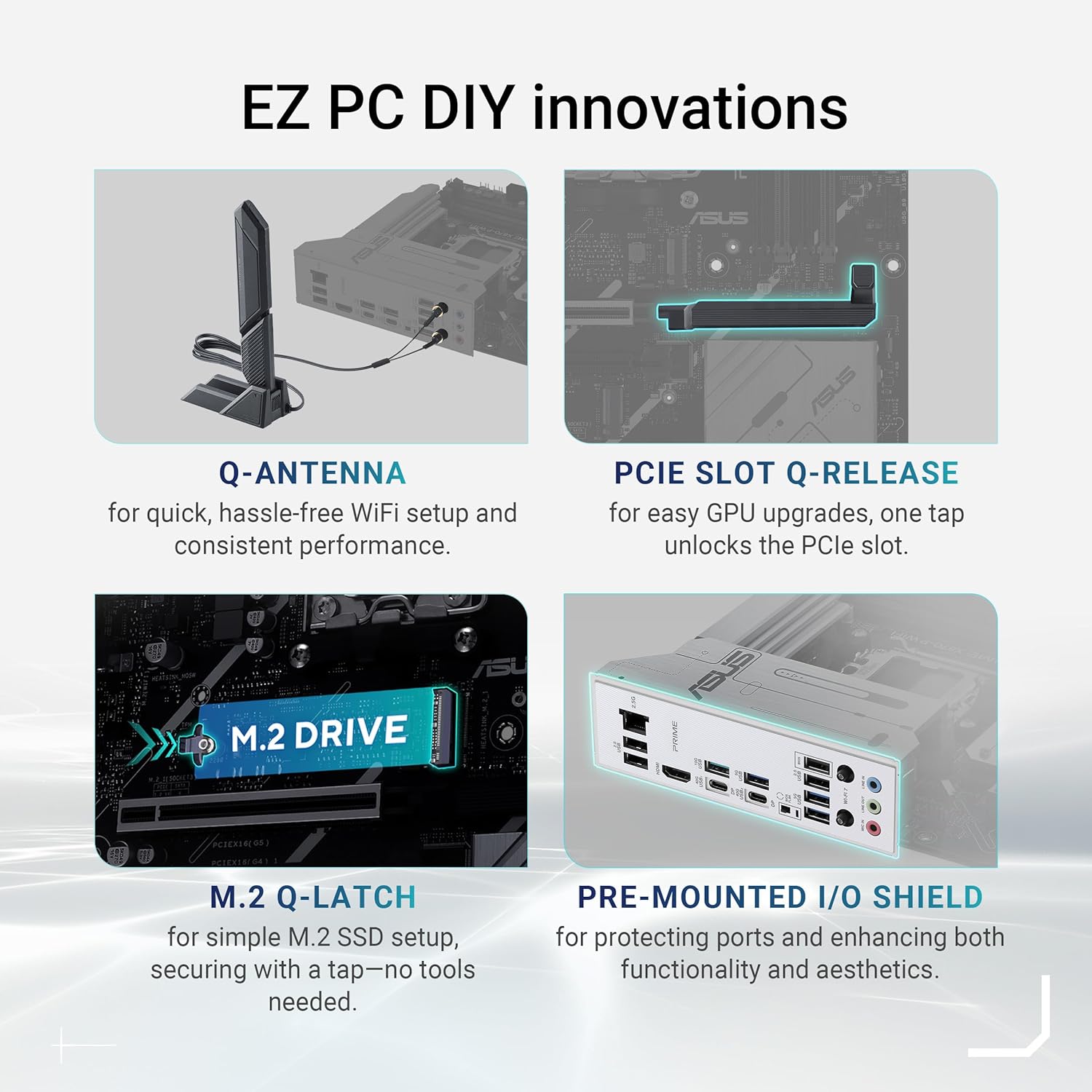 Buy ASUS,ASUS PRIME X870-P WIFI AMD ATX Motherboard | PCIe 5.0 x16, DDR5 Support, WiFi 7, Q-Antenna, 14+2+1 Power Stages, 4x M.2 Slots - Gadcet UK | UK | London | Scotland | Wales| Near Me | Cheap | Pay In 3 | Motherboards