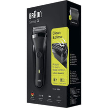 Braun,Braun Series 3 Electric Shaver For Men with 3 flexible blades, Rechargeable and Cordless, UK 2 Pin Plug, 300, Black Razor - Gadcet.com