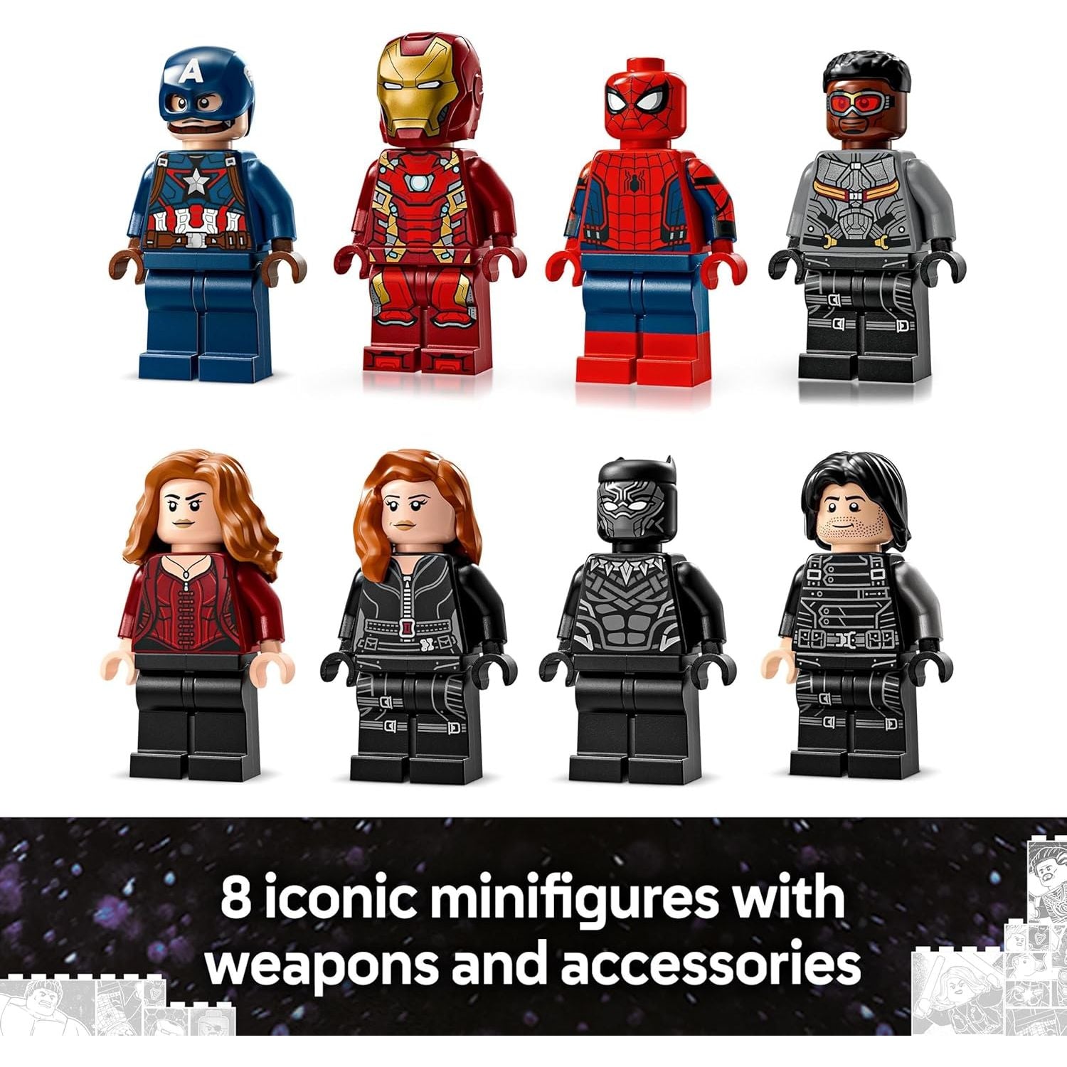 Buy LEGO,LEGO Marvel Captain America: Civil War Action Battle - Super Heroes Building Toy with 8 Minifigures incl. Iron Man, Spider-Man & Black Panther - Gadcet UK | UK | London | Scotland | Wales| Near Me | Cheap | Pay In 3 | Construction Set Toys