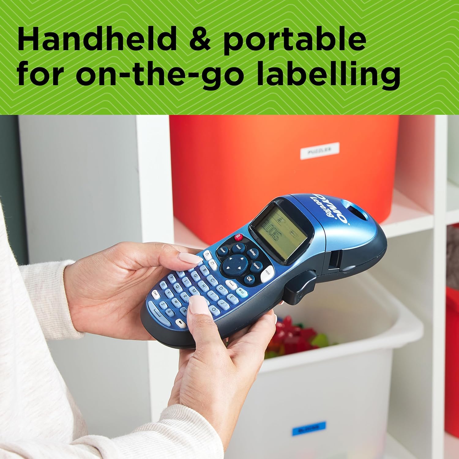 Buy Dymo,Dymo LetraTag LT-100H Handheld Label Maker - ABC Keyboard, 13-Character LCD, Home & Office Use, Pink - Gadcet UK | UK | London | Scotland | Wales| Near Me | Cheap | Pay In 3 | Desktop Thermal Label Printers