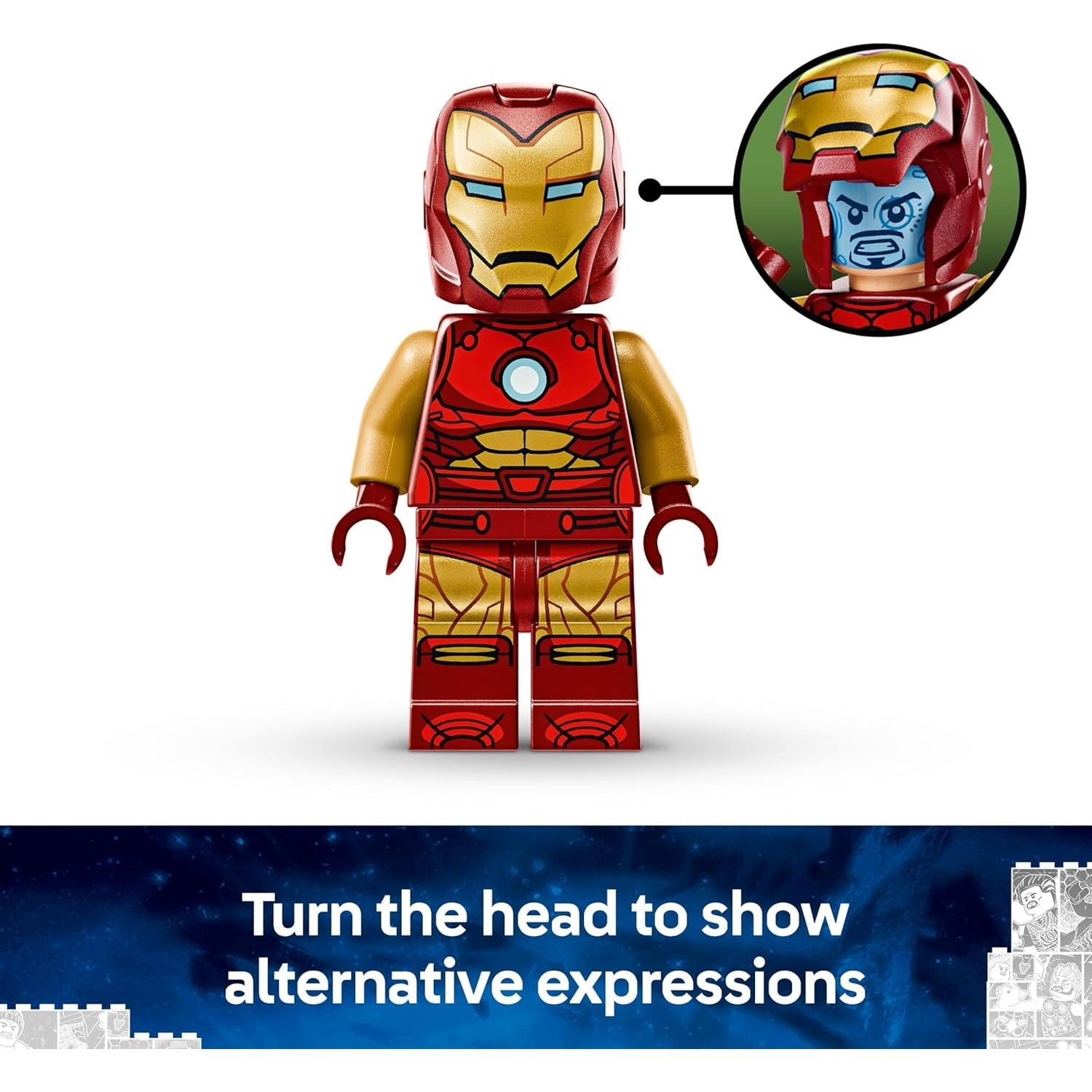 Buy LEGO,LEGO Marvel Iron Man Mech vs. Ultron - Buildable Super Hero Toy with 2 Minifigures - Build-and-Play Figure Set - Avengers Birthday Gift for 6 Plus Year Old Boys & Girls - Gadcet UK | UK | London | Scotland | Wales| Near Me | Cheap | Pay In 3 | Interlocking Blocks
