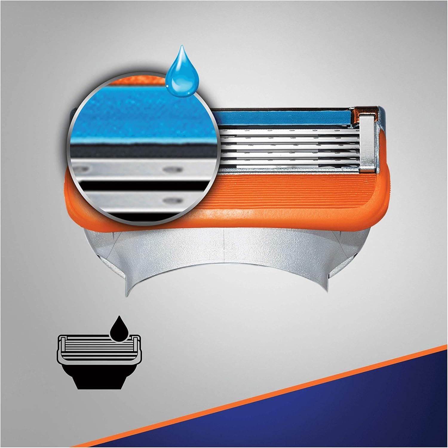 Buy Gillette,Gillette Fusion Men's Razor Blades - 4 Refill Cartridges, Enhanced Packaging - Gadcet UK | UK | London | Scotland | Wales| Near Me | Cheap | Pay In 3 | Shaving & Hair Removal