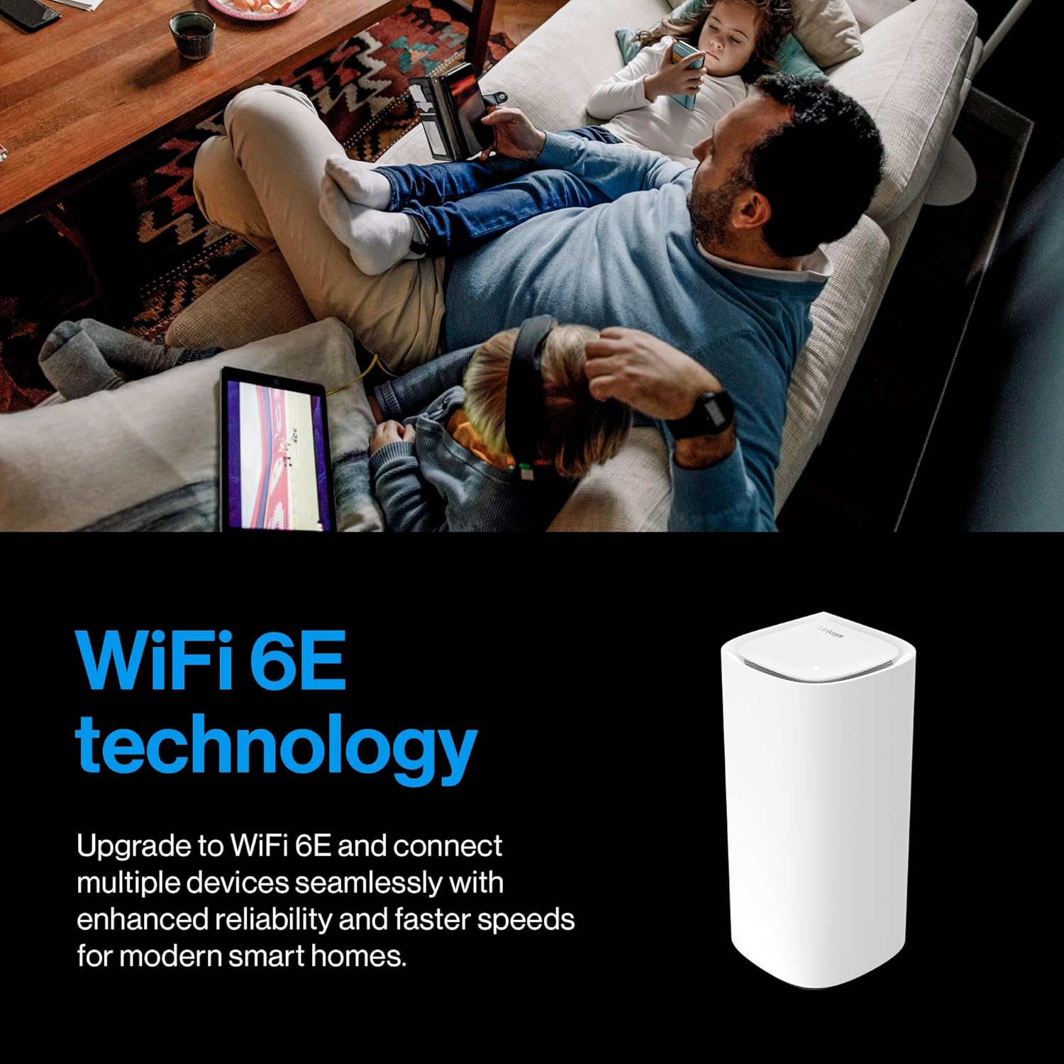 Buy Linksys,Linksys Velop Pro 6E Mesh WiFi System - True Tri-Band WiFi 6E - Gadcet UK | UK | London | Scotland | Wales| Near Me | Cheap | Pay In 3 | Wireless Routers
