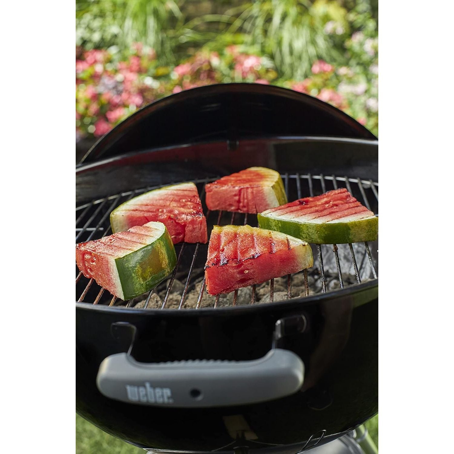 Buy Weber,Weber Original Kettle Charcoal Grill Barbecue, 57cm E-5710 BBQ Grill with Lid Cover, Thermometer, Stand & Wheels Freestanding Outdoor Oven & Cooker with Porcelain-Enamelled Bowl - Black - Gadcet UK | UK | London | Scotland | Wales| Near Me | Cheap | Pay In 3 | Outdoor Grills