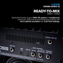 Buy BOSS,BOSS KATANA-50 MkII EX Guitar Amplifier | 50-Watt Combo Amp | GA-FC/GA-FC EX Foot Controller Support | Line Output with Cabinet Emulation | Link Second Katana-50 MkII Model with Stereo Expand Feature - Gadcet UK | UK | London | Scotland | Wales| Near Me | Cheap | Pay In 3 | Audio Amplifiers