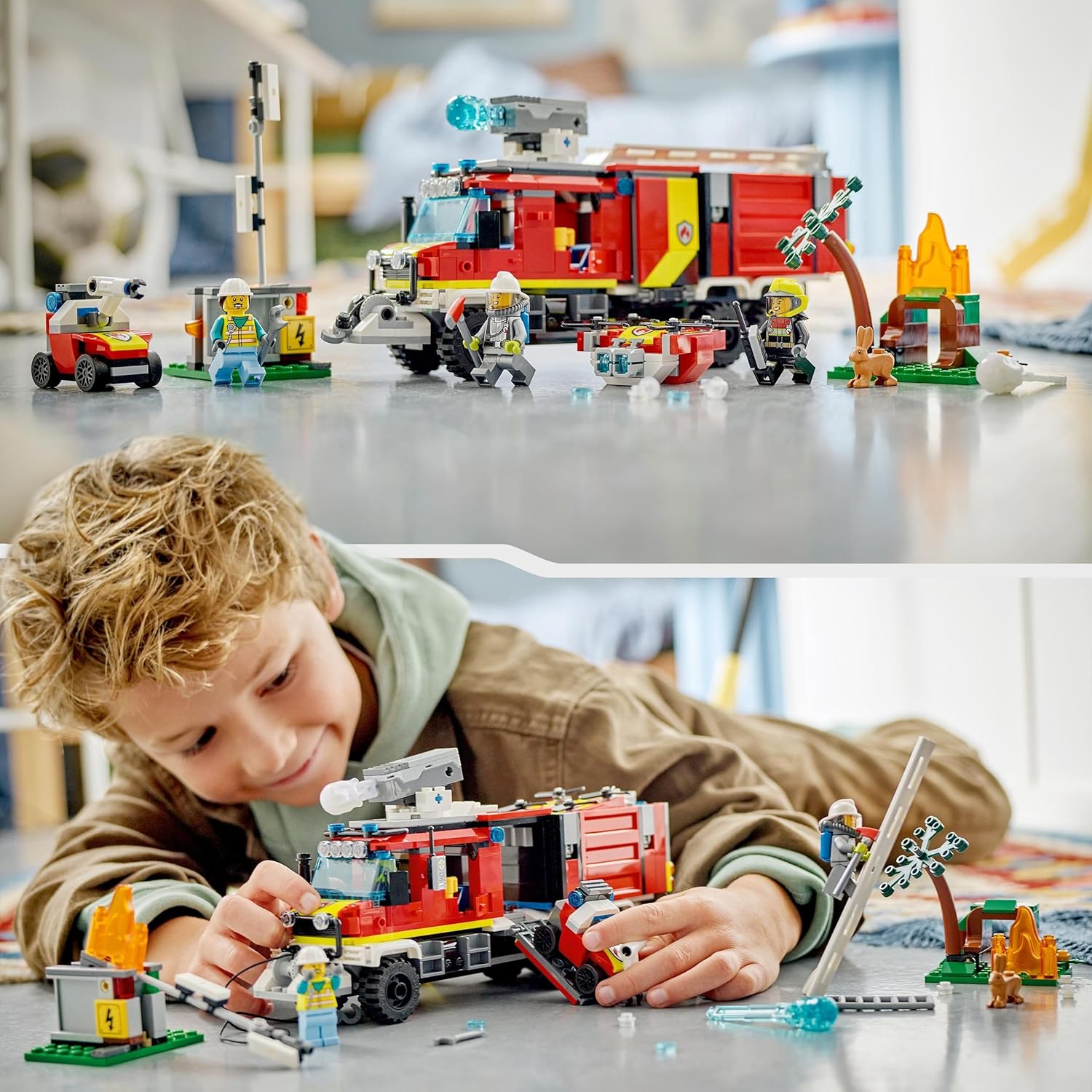 Buy LEGO,LEGO City 60374 Fire Command Unit Set Rescue Truck Toy 6+ - Gadcet UK | UK | London | Scotland | Wales| Near Me | Cheap | Pay In 3 | Construction Set Toys