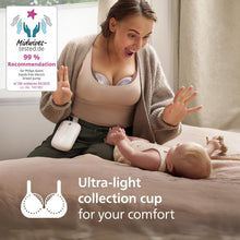 Philips Avent Hands-Free Double Electric Breast Pump – Model SCF547/11, Hospital-Strength, Mimics Natural Drinking Rhythm, 2 Collection Cups, 4 Breast Shields