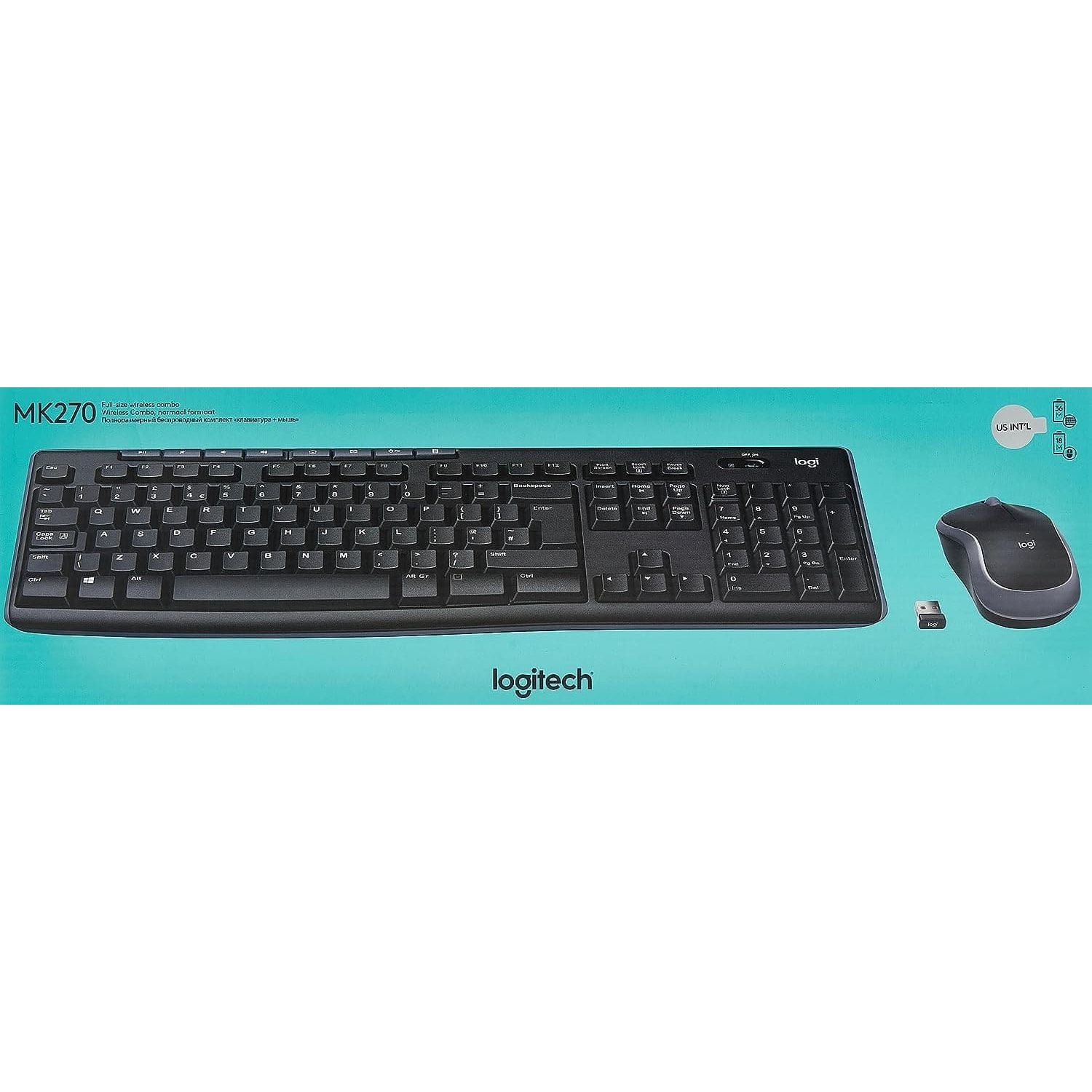 Buy Logitech,Logitech MK270 Wireless Keyboard and Mouse Combo - Black - Gadcet UK | UK | London | Scotland | Wales| Ireland | Near Me | Cheap | Pay In 3 | Keyboards
