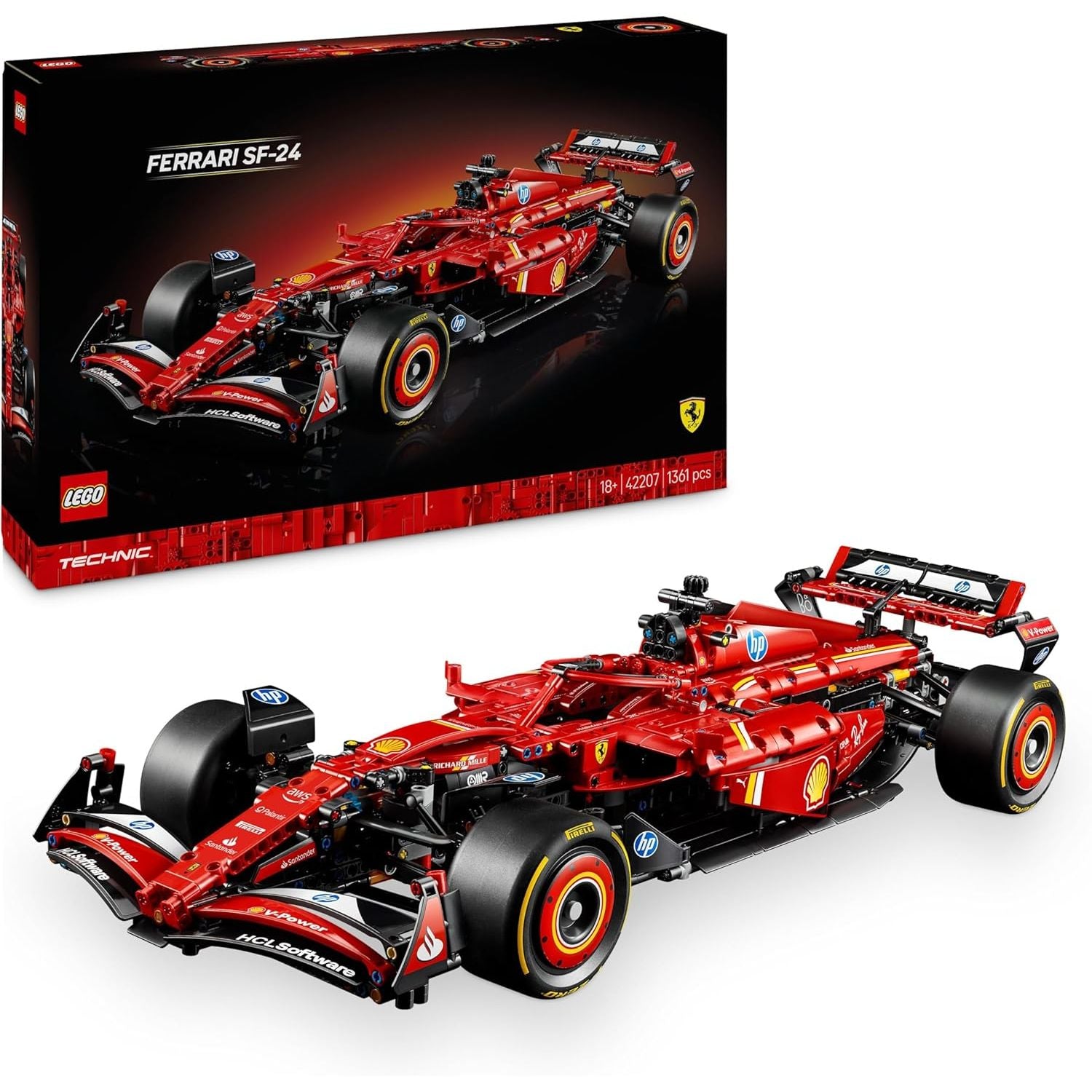 Buy Lego,LEGO® Technic™ Ferrari SF-24 F1 Car Model Kit for Adults (42207) - Gadcet UK | UK | London | Scotland | Wales| Near Me | Cheap | Pay In 3 | Toys